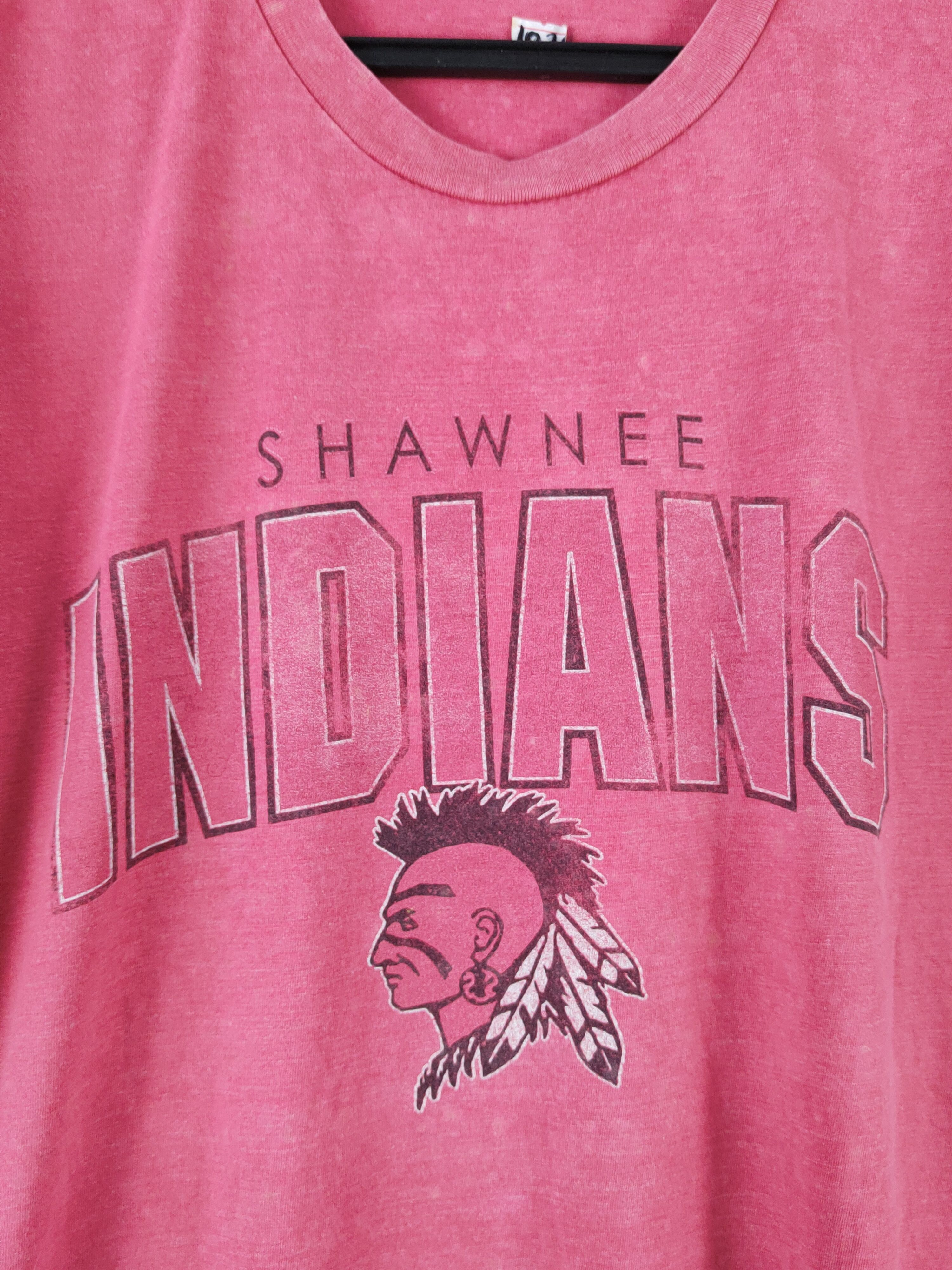 Vintage Shawnee Red Indian vintage faded Short Sleeve T-shirt #1026 Size US L / EU 52-54 / 3 - 2 Thumbnail
