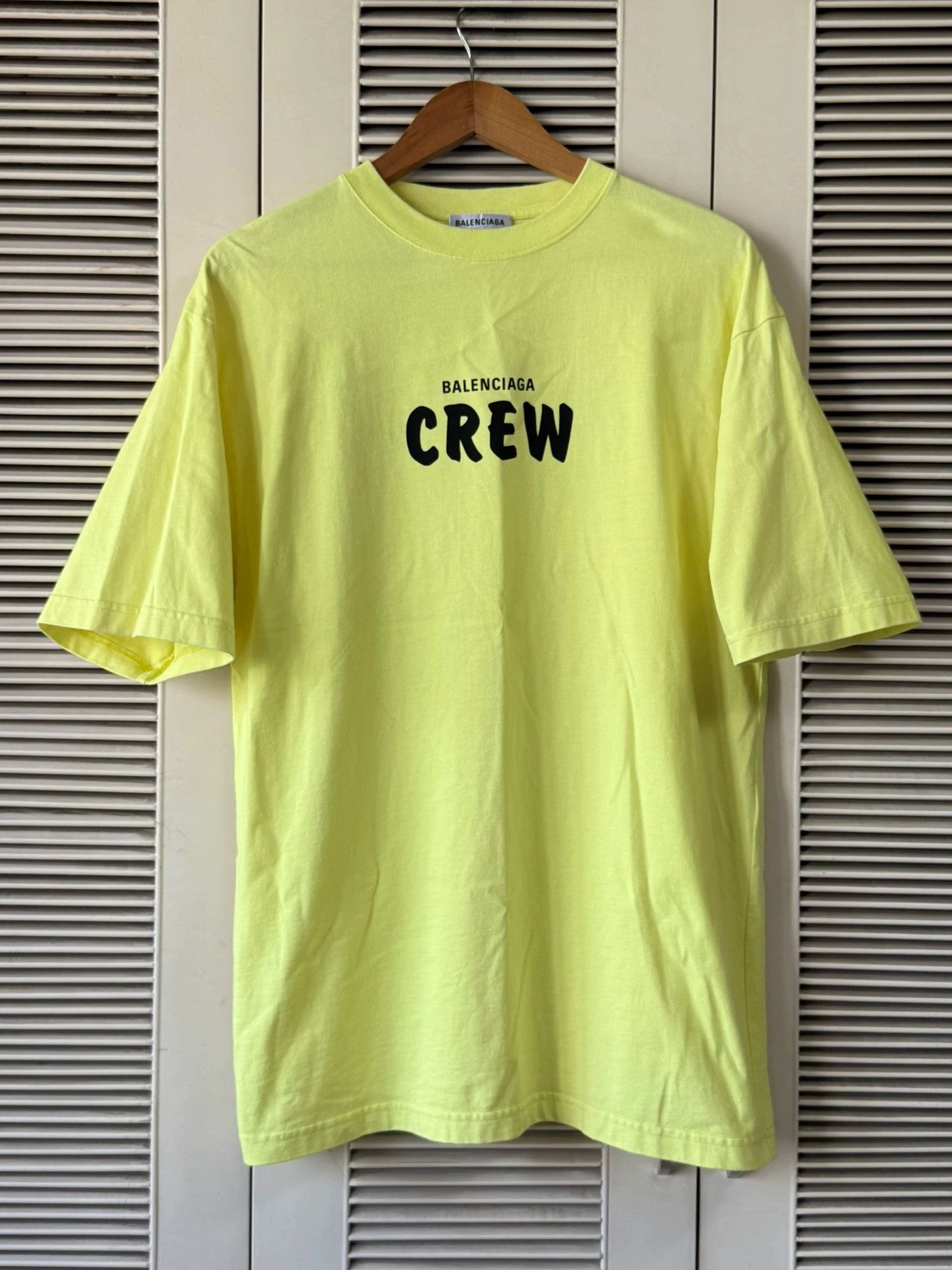 Balenciaga Balenciaga CREW Logo Short Sleeve S - dmc Size US S / EU 44-46 / 1 - 1 Thumbnail