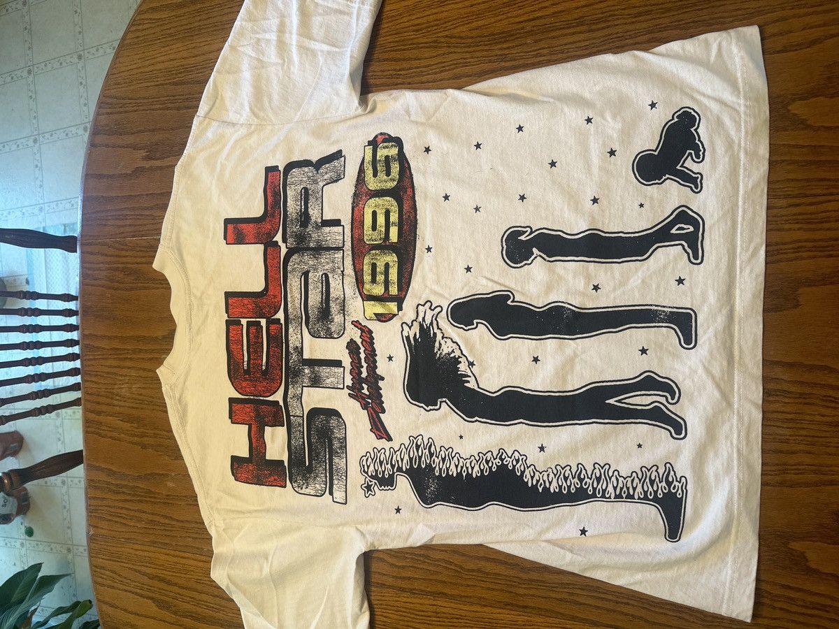 HELLSTAR Hellstar Studios Cranium Cream T-Shirt Size US L / EU 52-54 / 3 - 3 Thumbnail
