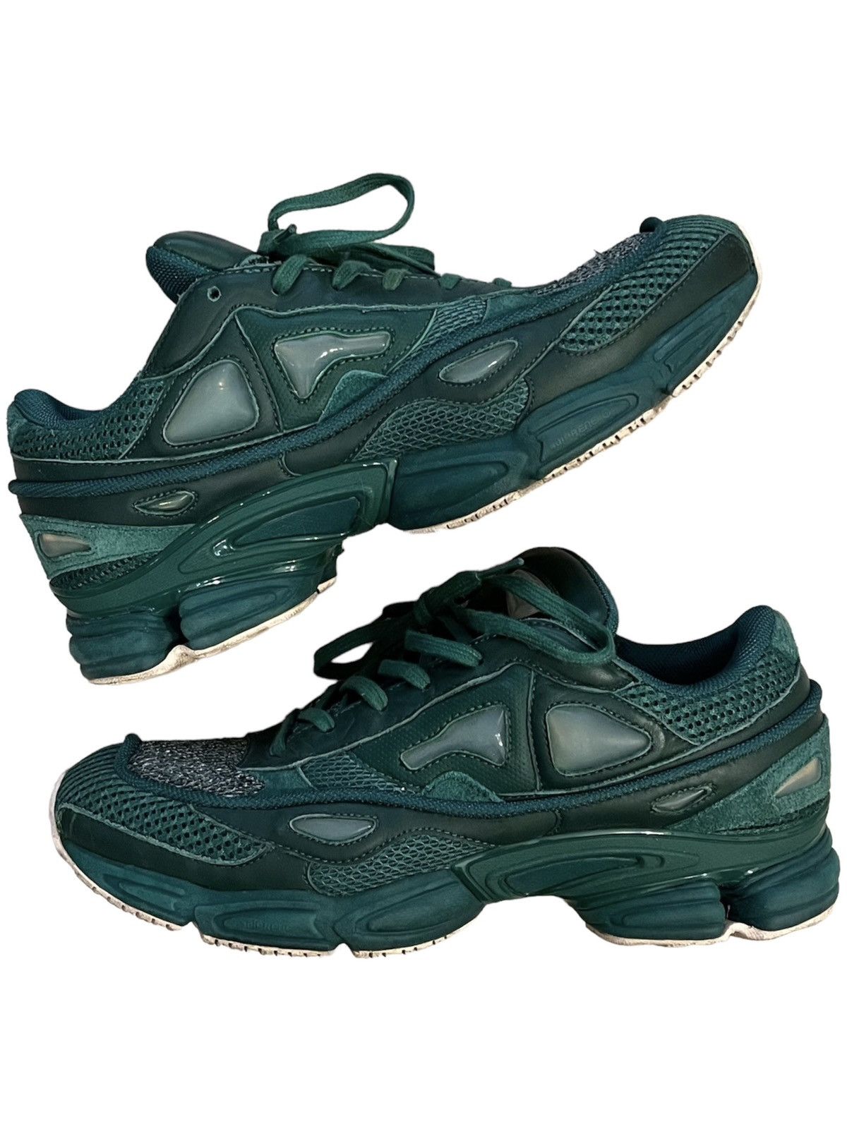 Adidas × Raf Simons Ozweego 2 Dark Green Clear Pink 2016 Size US 10.5 / EU 43-44 - 1 Thumbnail