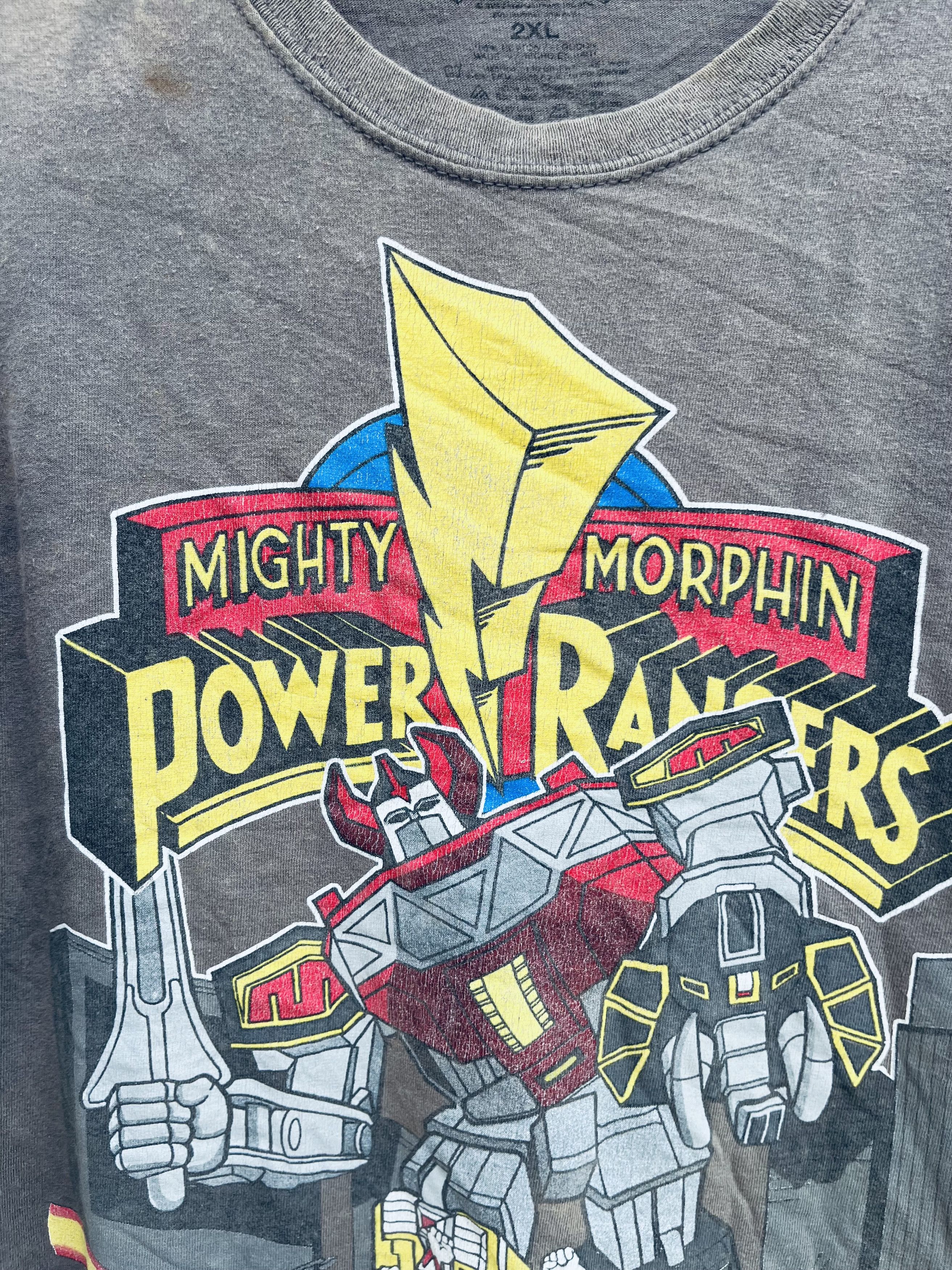 Vintage Vintage Power Rangers Famous Television Series Shirt Size US XXL / EU 58 / 5 - 6 Thumbnail