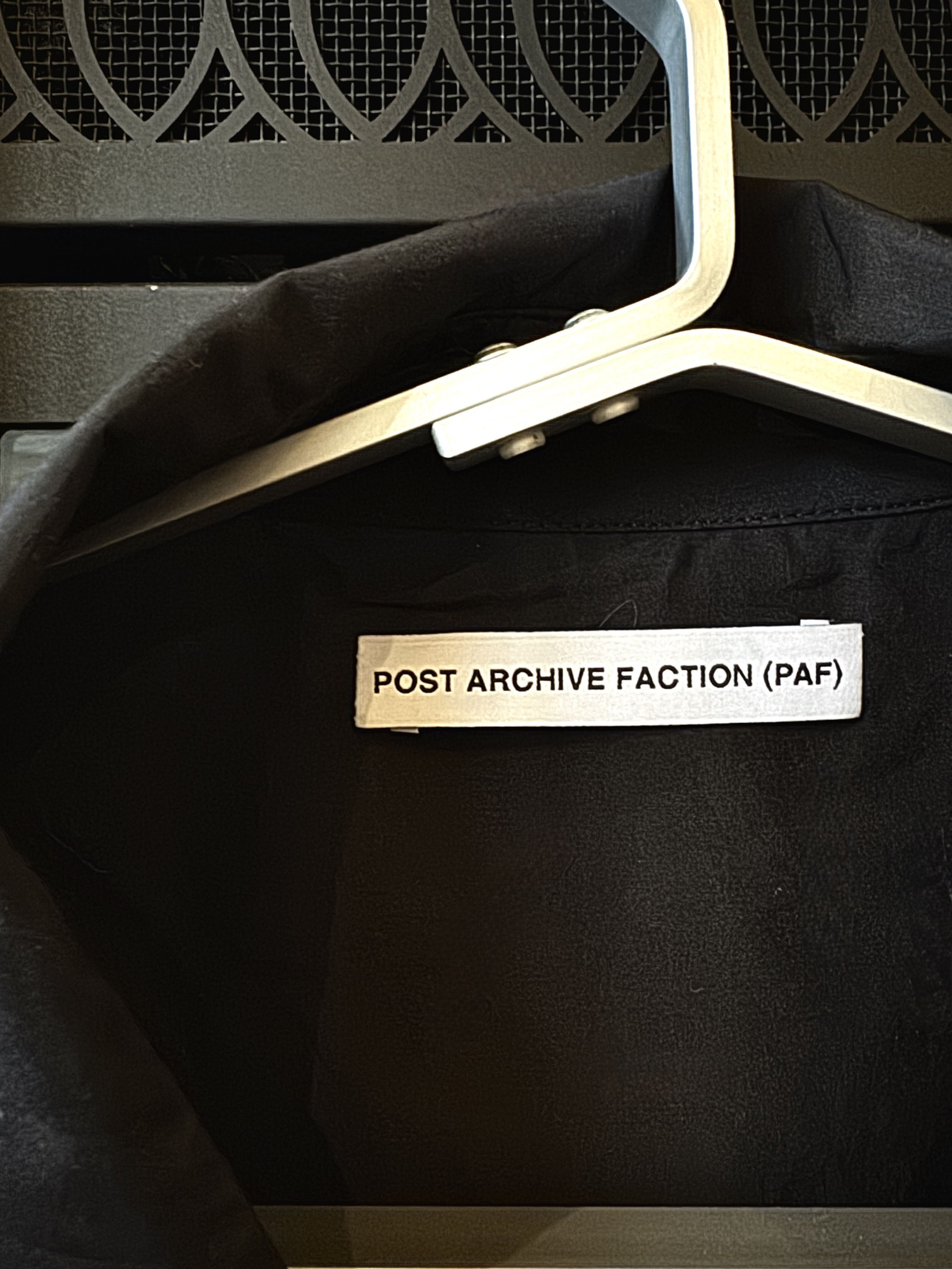 POST ARCHIVE FACTION (PAF) PAF 8.0 SILK Half Shirt Right Zip Front BRAND NEW Size US XL / EU 56 / 4 - 3 Thumbnail