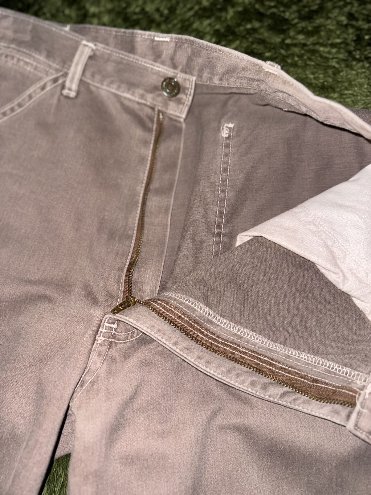 Japanese Brand BEEBELL JAPAN Garment Dye Carpenter Pants Brown Size US 32 / EU 48 - 3 Thumbnail