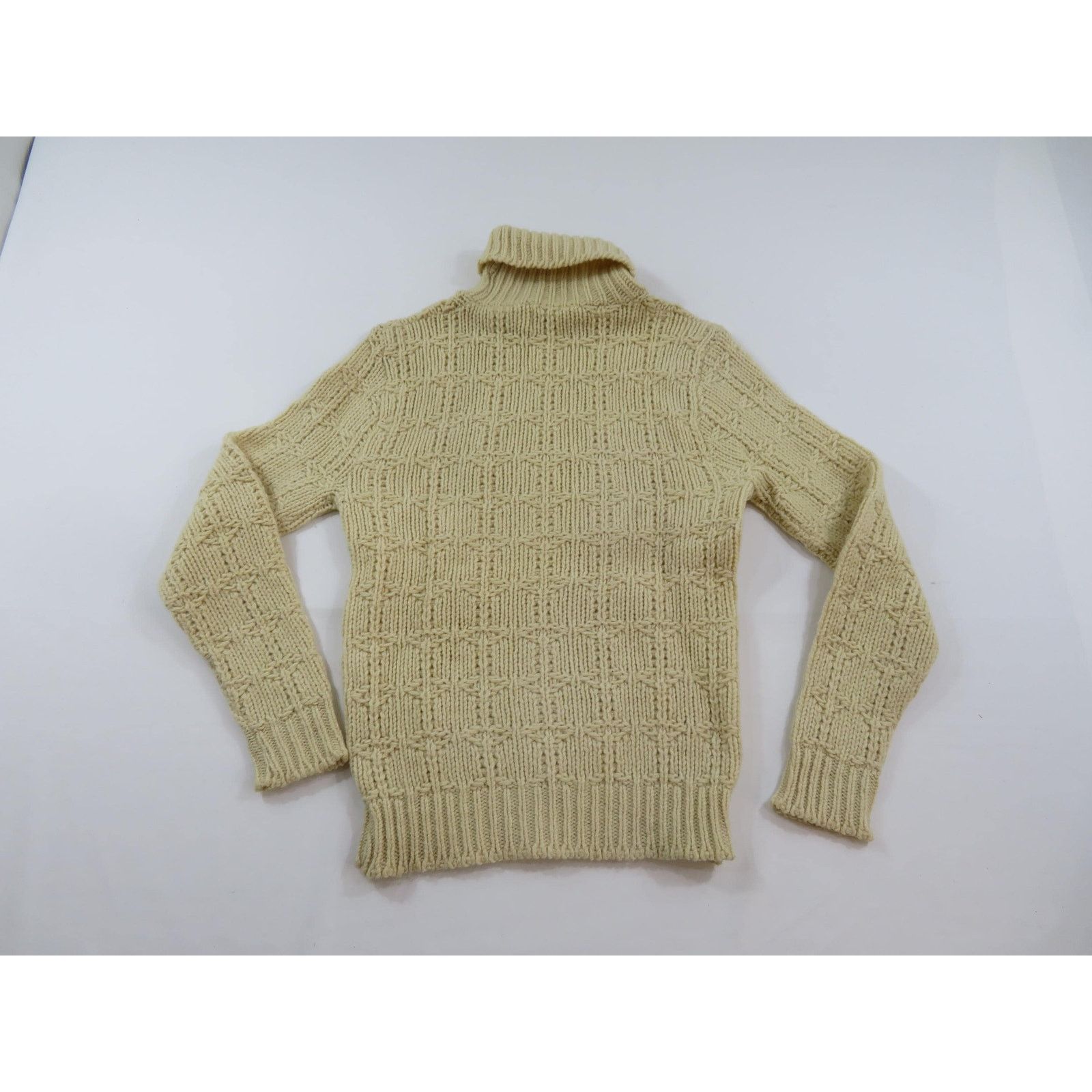 Jantzen Jantzen Cable Knit Sweater, Fisherman Ivory S-M? 60s\70s Size S / US 4 / IT 40 - 2 Thumbnail