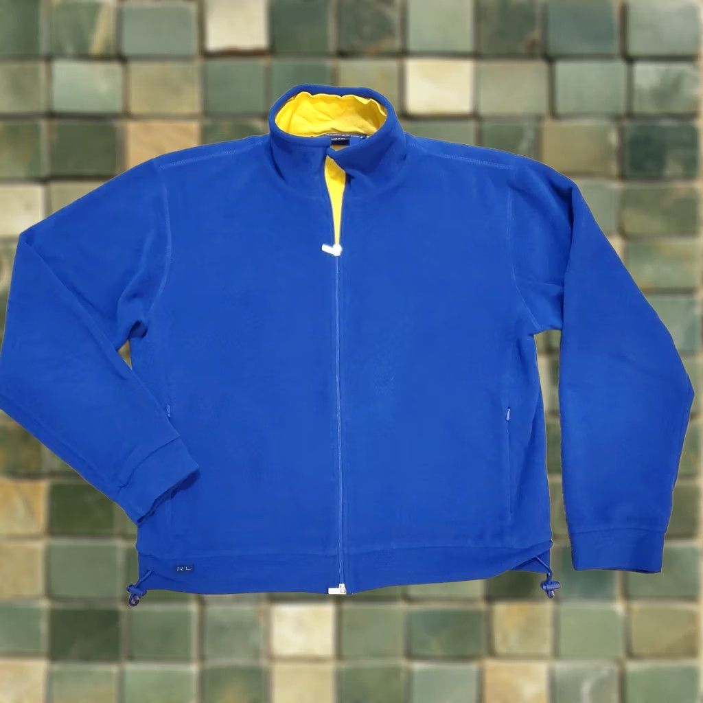 Ralph Lauren VINTAGE Ralph Lauren Golf Jacket Mens M Blue Fleece Full Zip Outdoors Casual Size US M / EU 48-50 / 2 - 1 Thumbnail