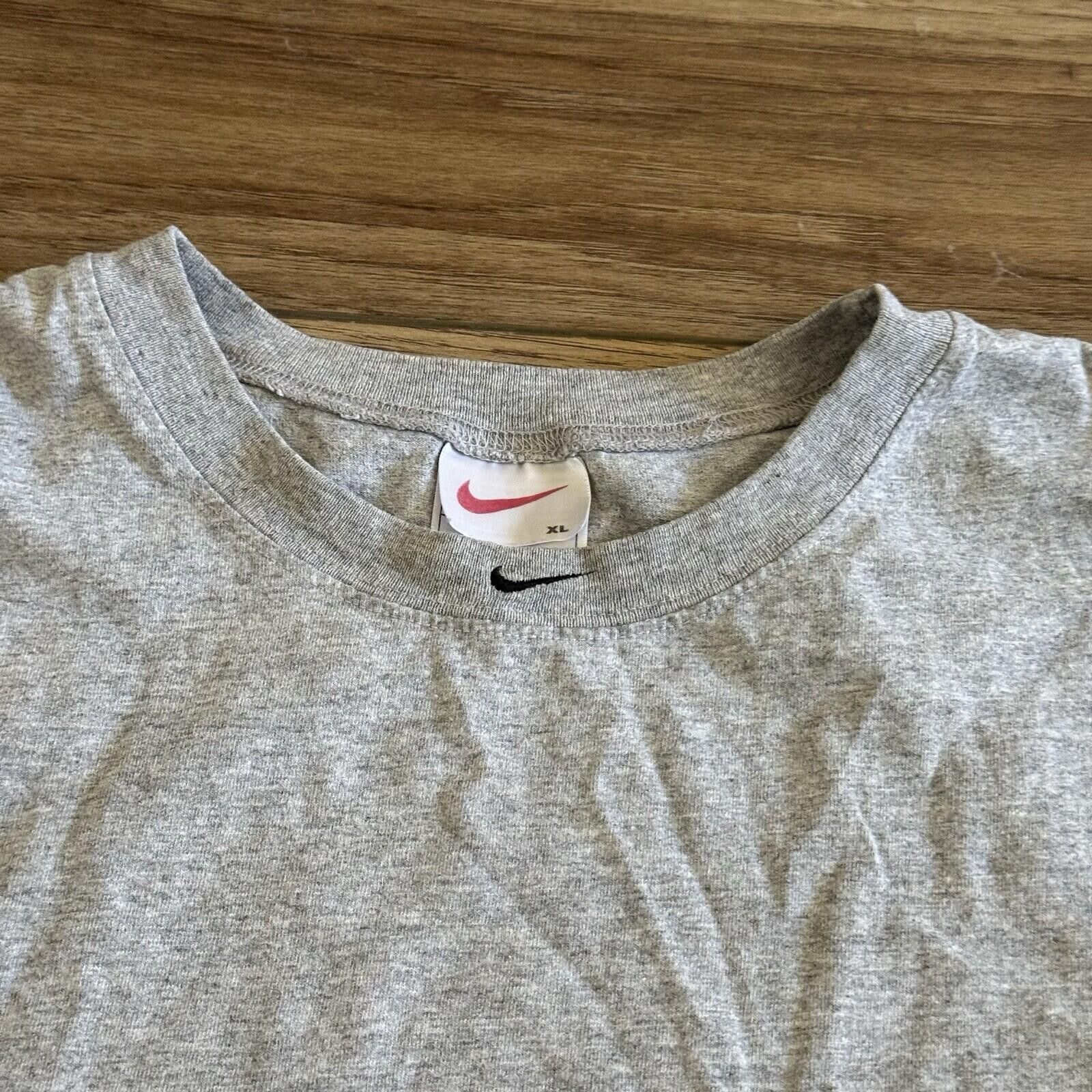 Nike Vintage 90s Nike Basketball Center Swoosh Check Shirt XL Size US XL / EU 56 / 4 - 3 Thumbnail