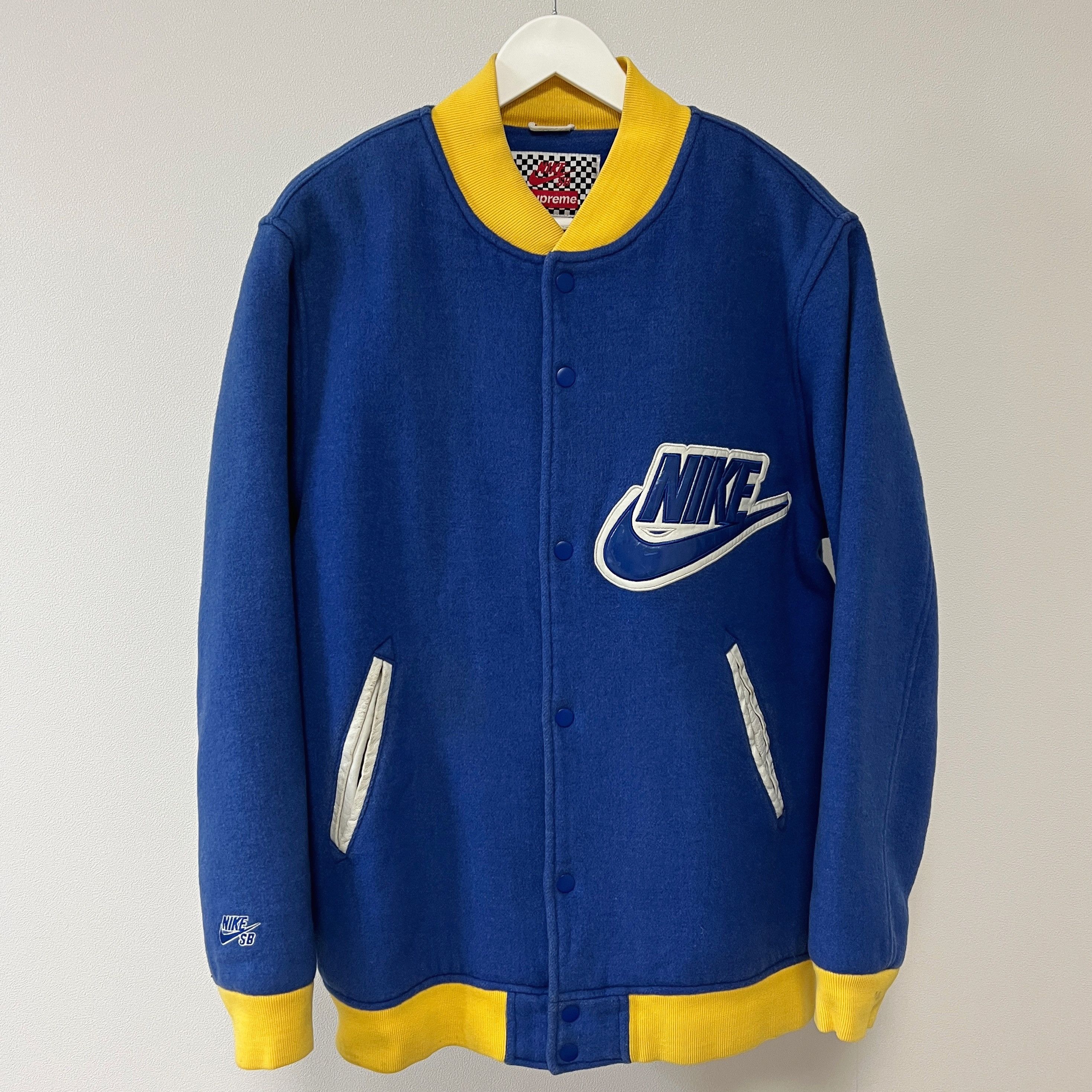 Supreme Nike SB Varsity Jacket Blue 2007