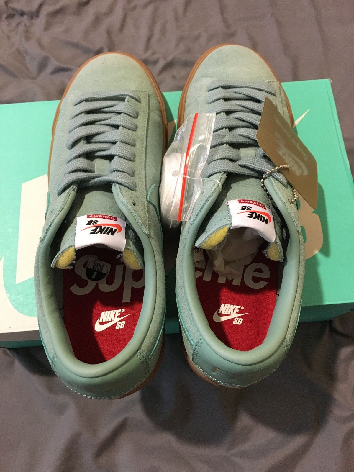 Nike × Supreme Nike Supreme x SB Blazer GT QS Low Cannon Size US 8 / EU 41 - 2 Thumbnail