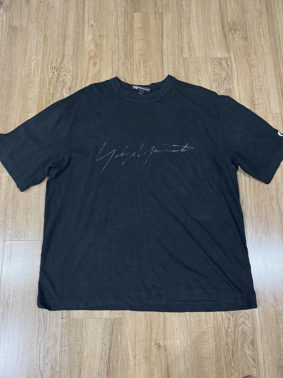 YOHJI Y3 Black Signature TSHIRT