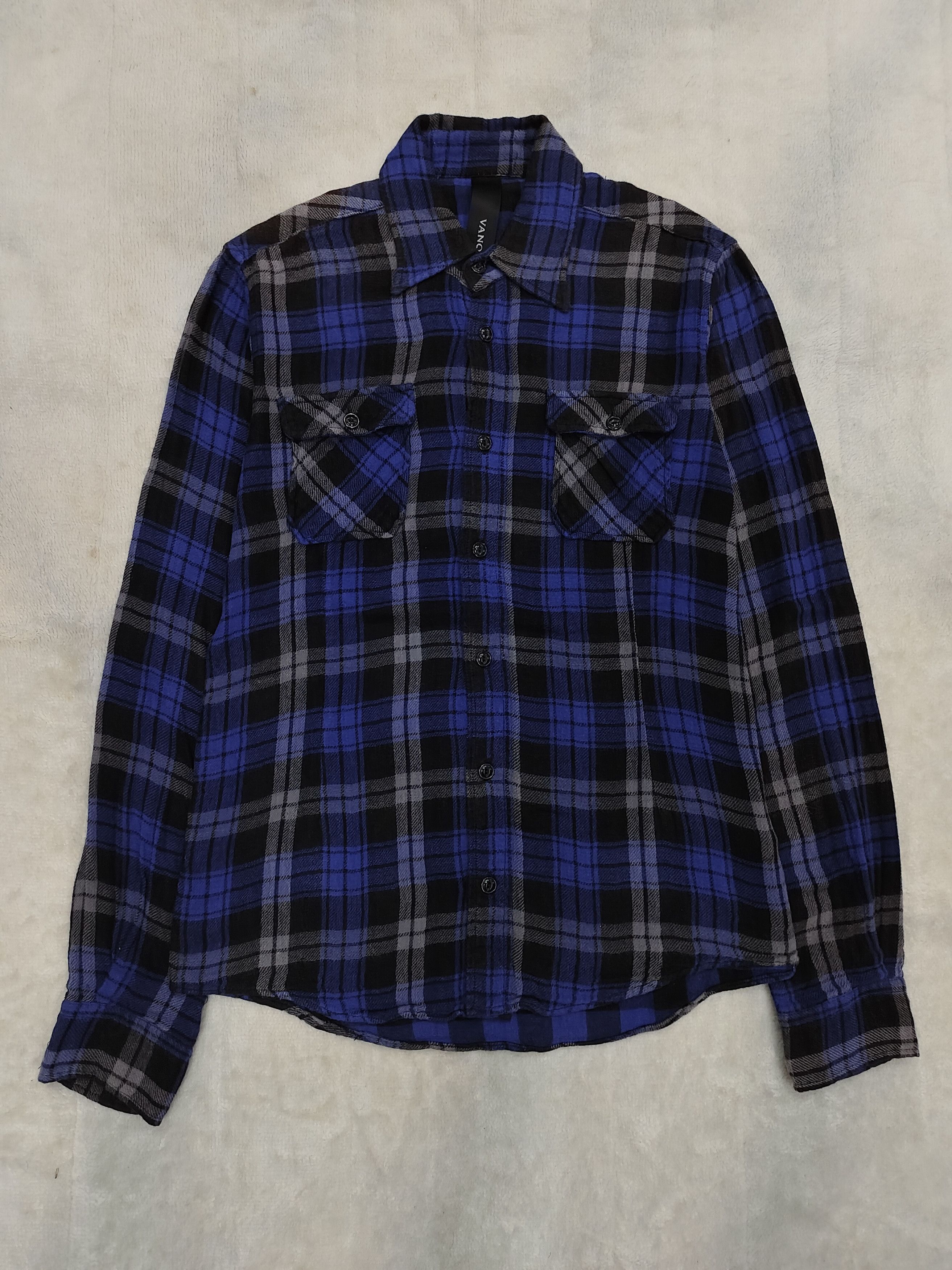 Vanquish 🇯🇵Vanquish🇯🇵 Metallic Squin Embroidered Flannel Shirt Size US S / EU 44-46 / 1 - 4 Thumbnail