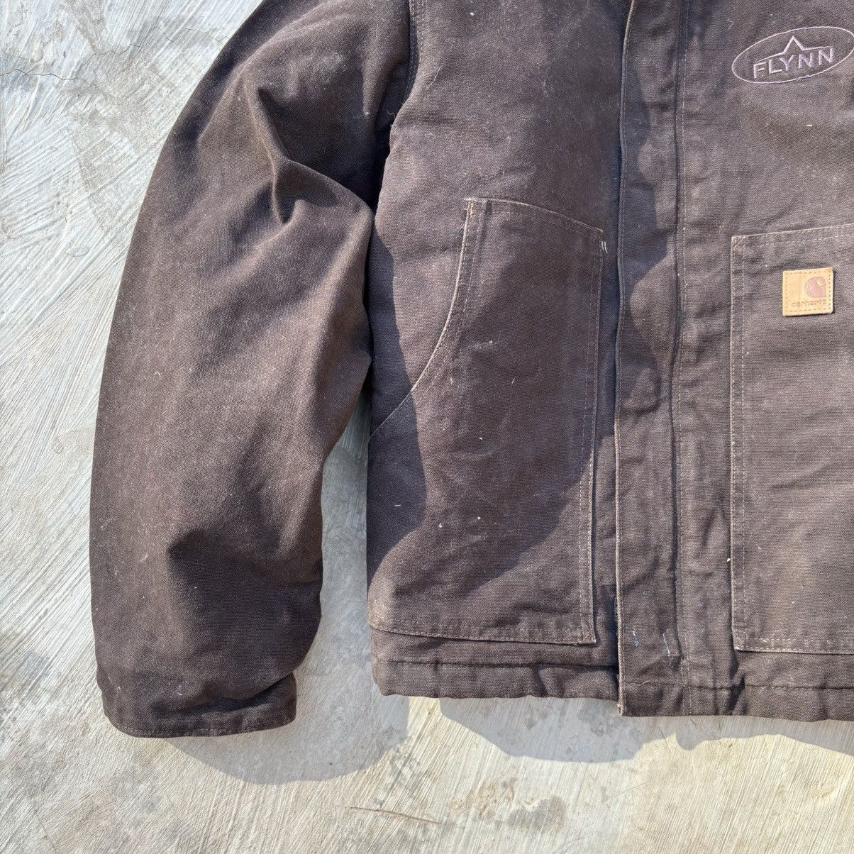 Carhartt Rare💥Vintage 90s Carhartt Crop Arctic Jacket J22 DKB Size US M / EU 48-50 / 2 - 4 Thumbnail