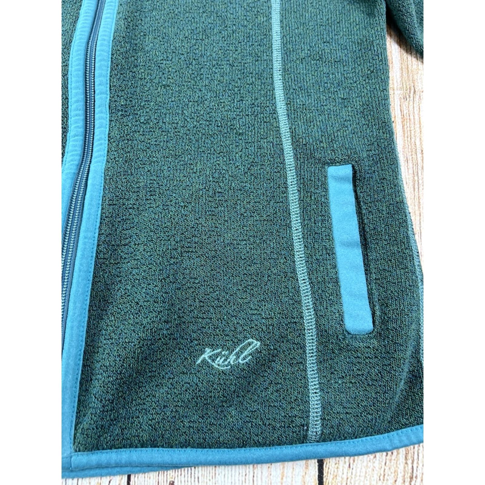 Vintage Kuhl Jacket Fleece Full Zip Women Size S Green Outdoor Size S / US 4 / IT 40 - 4 Thumbnail