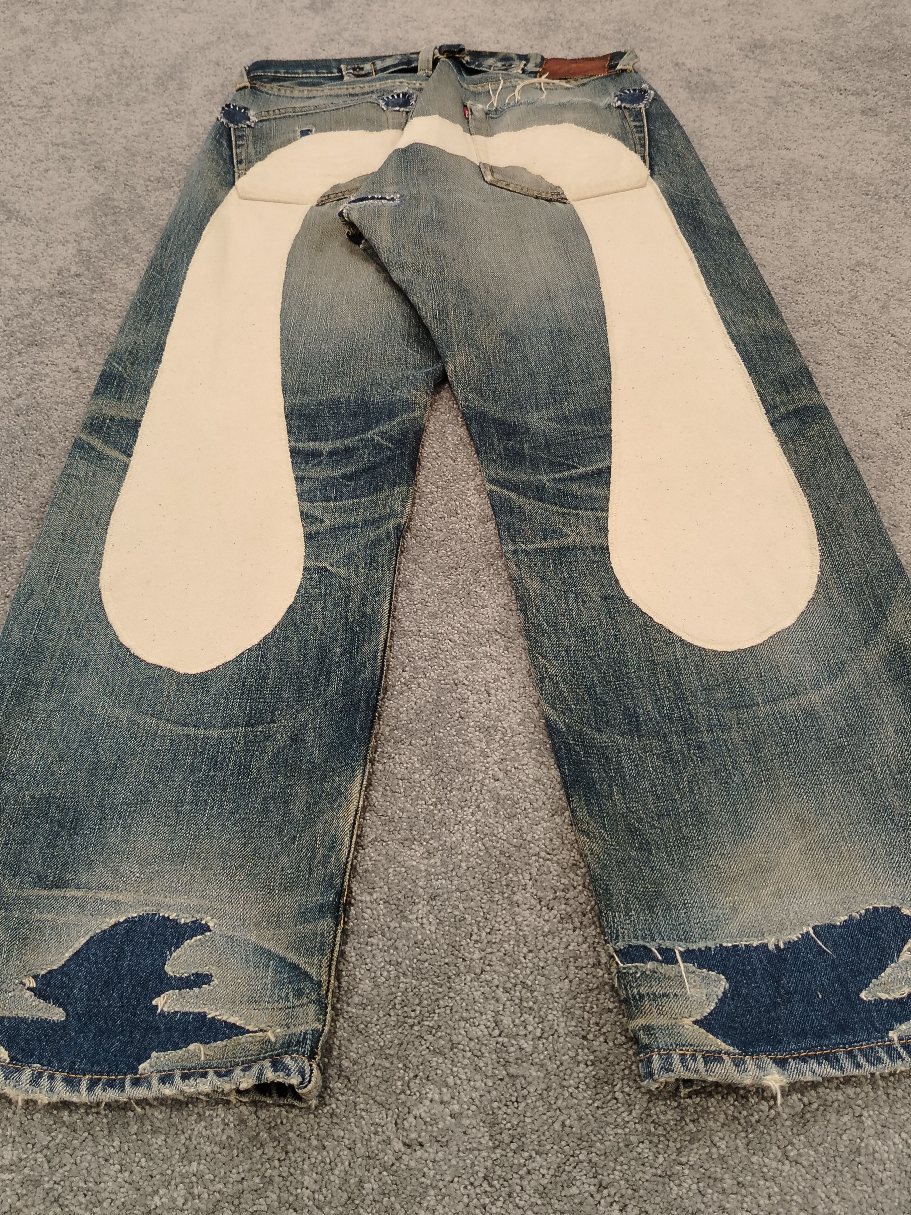 Evisu Evisu Jeans Vintage (Evis) Daicock Boro Remaked Size US 32 / EU 48 - 7 Thumbnail