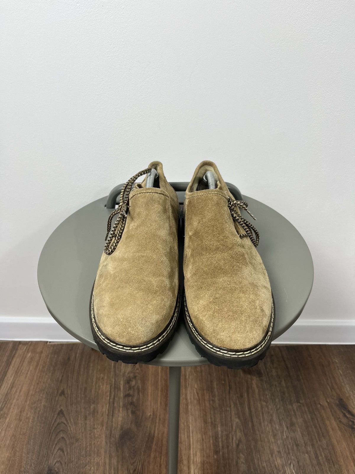 Other Alpin Suede Leather Shoes Beige Size 46 EU Chunky Sole Size US 12 / EU 45 - 5 Thumbnail