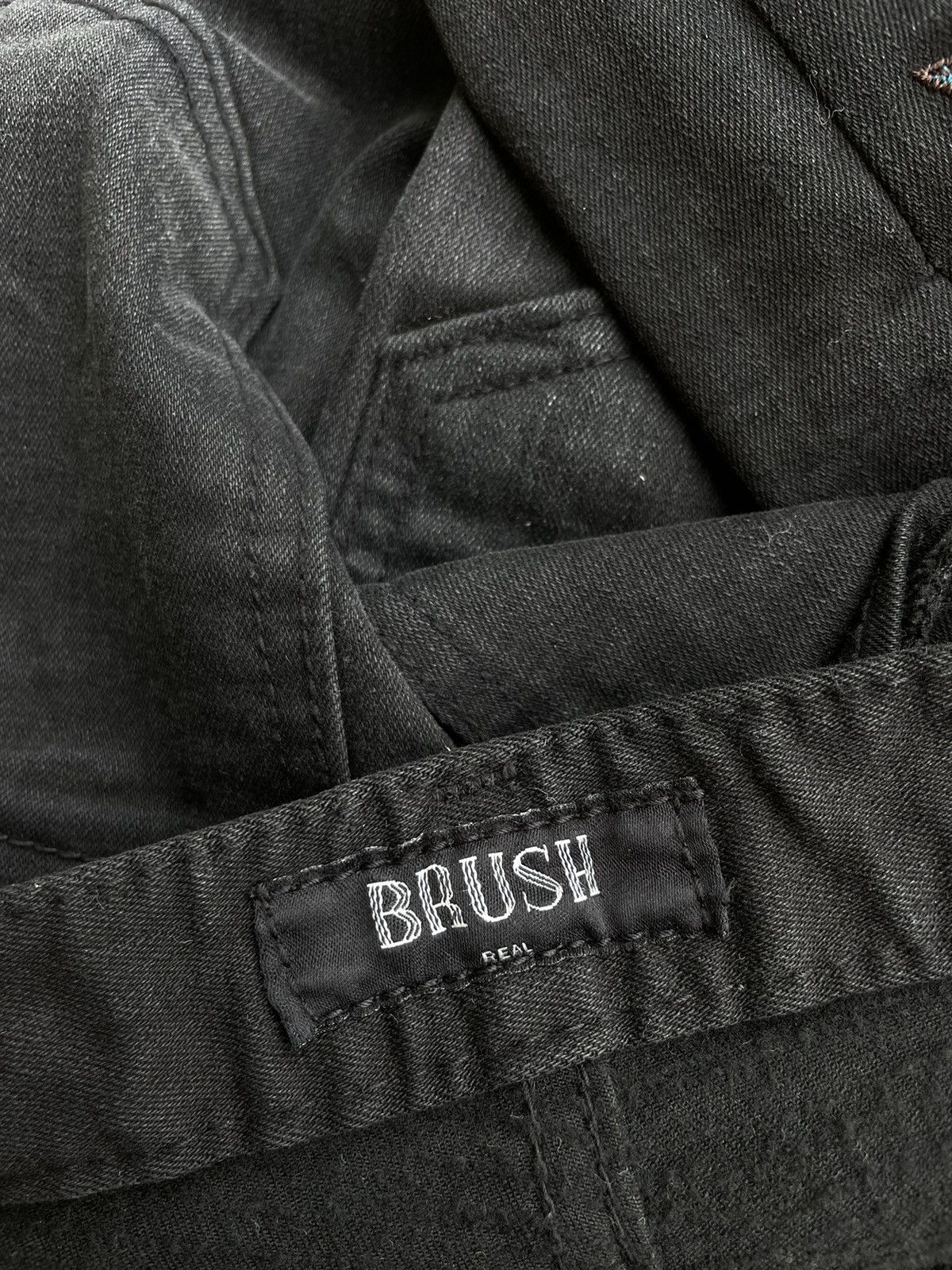14th Addiction × 20471120 × Japanese Brand Brush Real Skull Distressed Pants Size US 31 - 7 Thumbnail