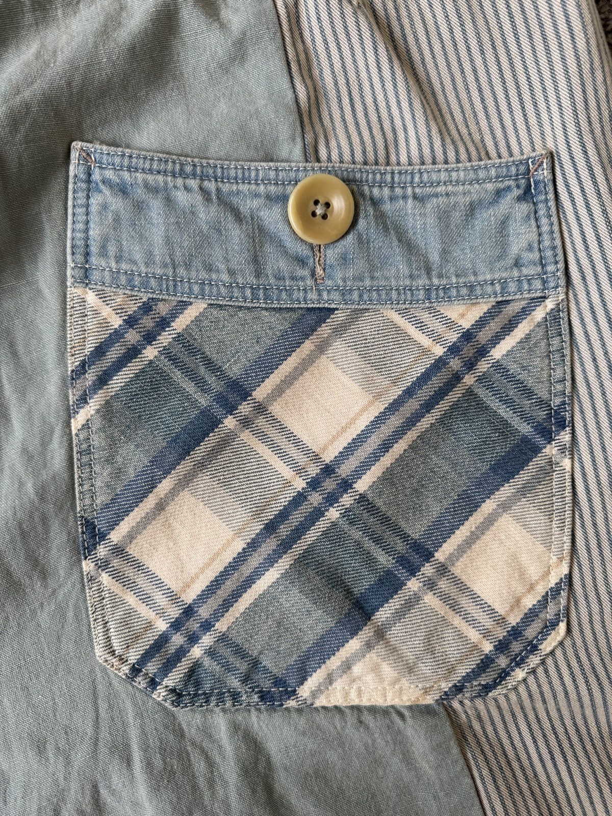 Kapital Kapital patchwork wide leg denim hakama pants Size US 34 / EU 50 - 7 Thumbnail