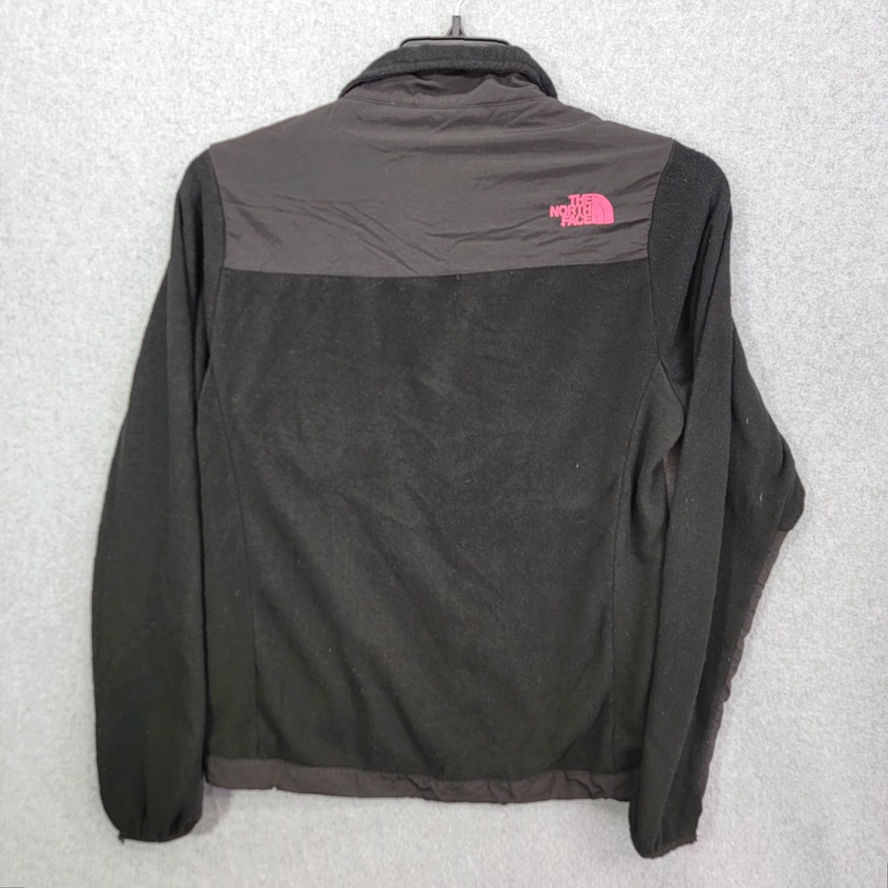 The North Face The North Face jacket Womens Small Polartec Fleece Zip Up Black Pink Distressed Size S / US 4 / IT 40 - 6 Thumbnail