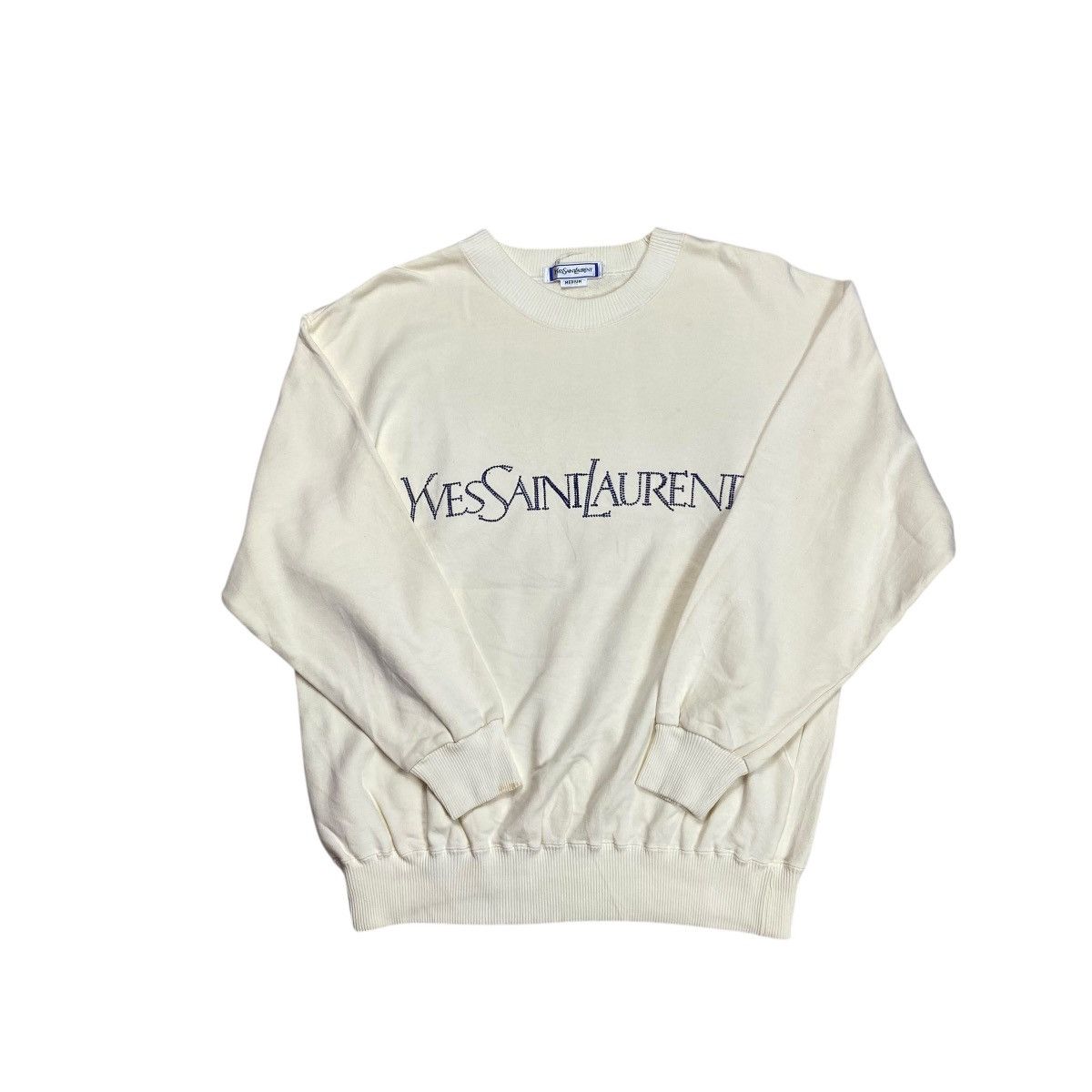 Yves Saint Laurent Yves Saint Laurent YSL Swarovski Big Logo Sweatershirt Size US M / EU 48-50 / 2 - 3 Thumbnail