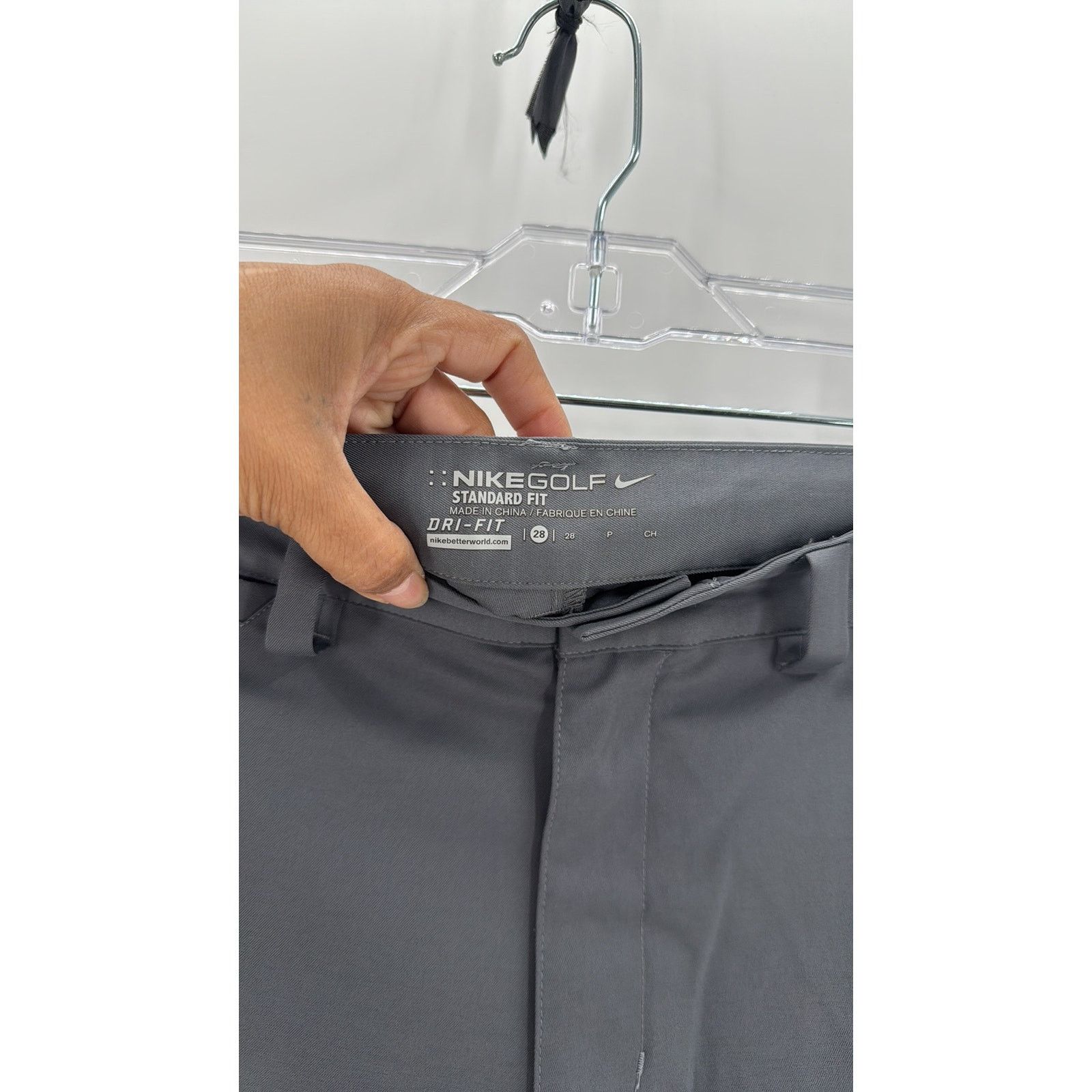 Nike Nike Golf Dri Fit standard fit size 28 or S gray summer Size US 28 / EU 44 - 4 Thumbnail