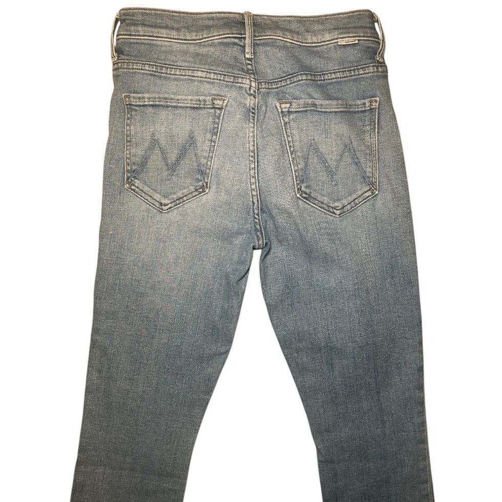 MOTHER MOTHER The Stunner Zip Ankle Step Fray Blue Jeans Denim 26 Size 26" / US 2 / IT 38 - 8 Thumbnail