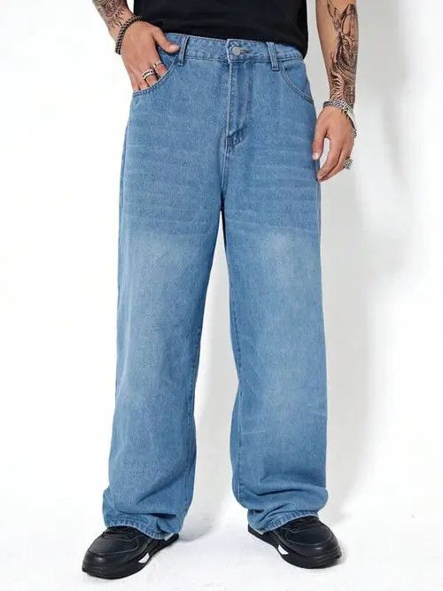 Jean × Vintage Vintage Washed Baggy Denim Jeans Skate Size US 32 / EU 48 - 4 Thumbnail