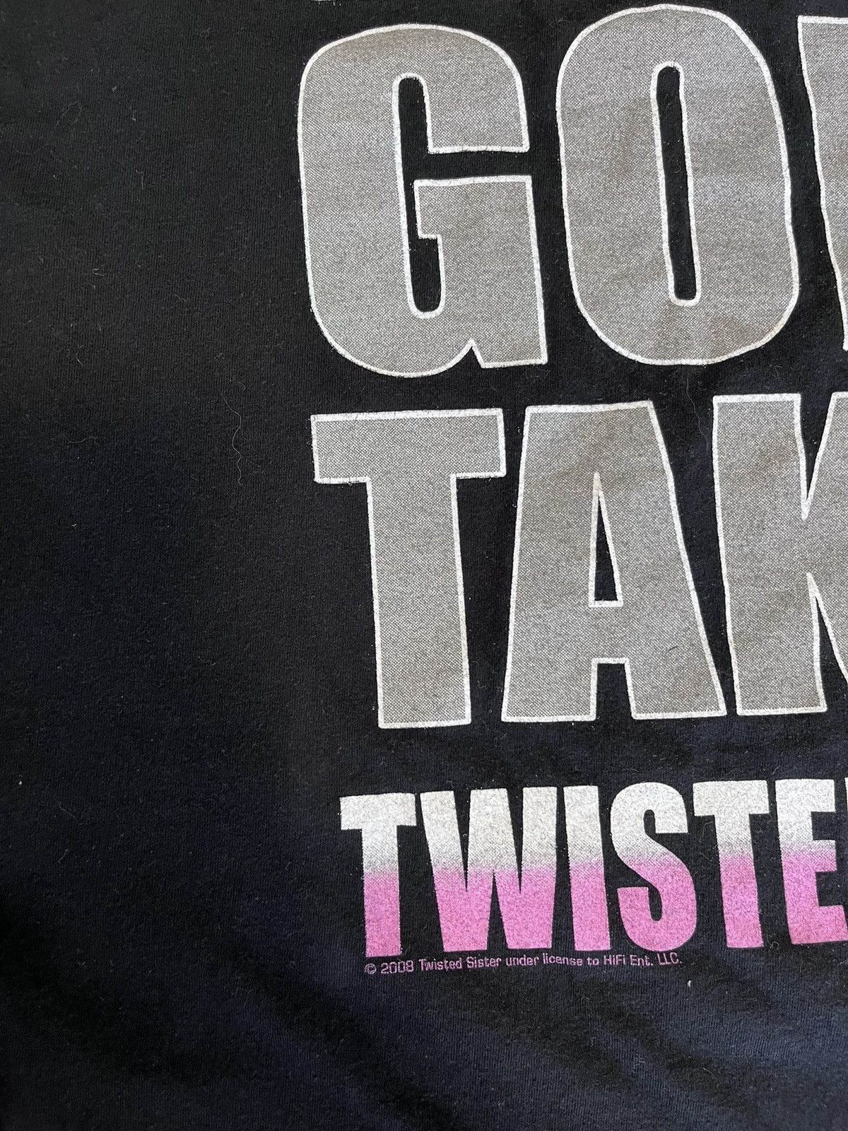 Band Tees Gildan Men’s T- Shirt Vintage Twisted Sister 2008 Big Logo Size US XL / EU 56 / 4 - 9 Thumbnail