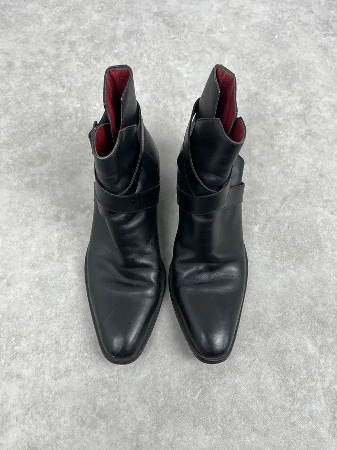 Yves Saint Laurent 2000s Yves Saint Laurent Black Leather Boots Size US 7 / EU 40 - 2 Thumbnail