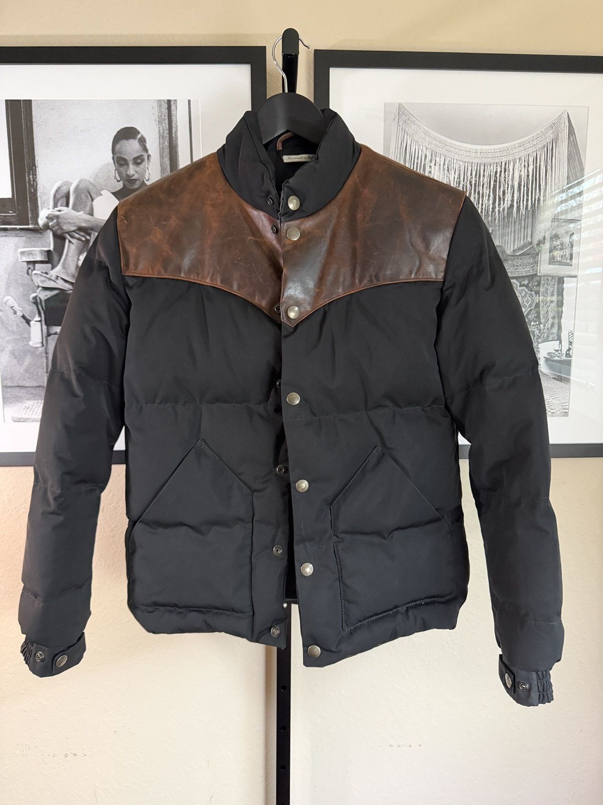 Shangri-La Heritage Shangri-la “Bivacco” Black Western Down Jacket - Sz S Size US S / EU 44-46 / 1 - 1 Thumbnail
