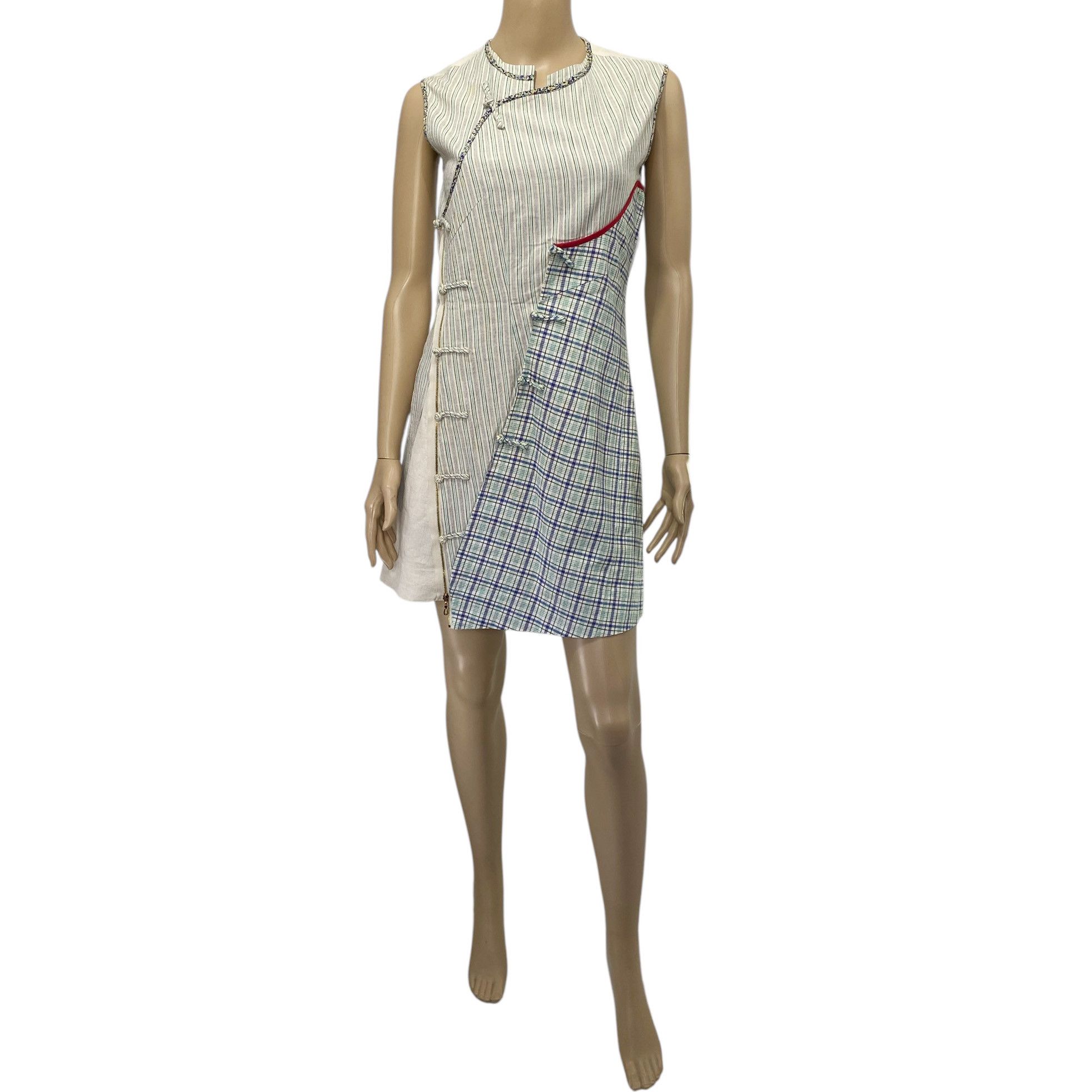 Vivienne Tam Deconstructed Cheongsham Dress Size XS / US 0-2 / IT 36-38 - 3 Thumbnail