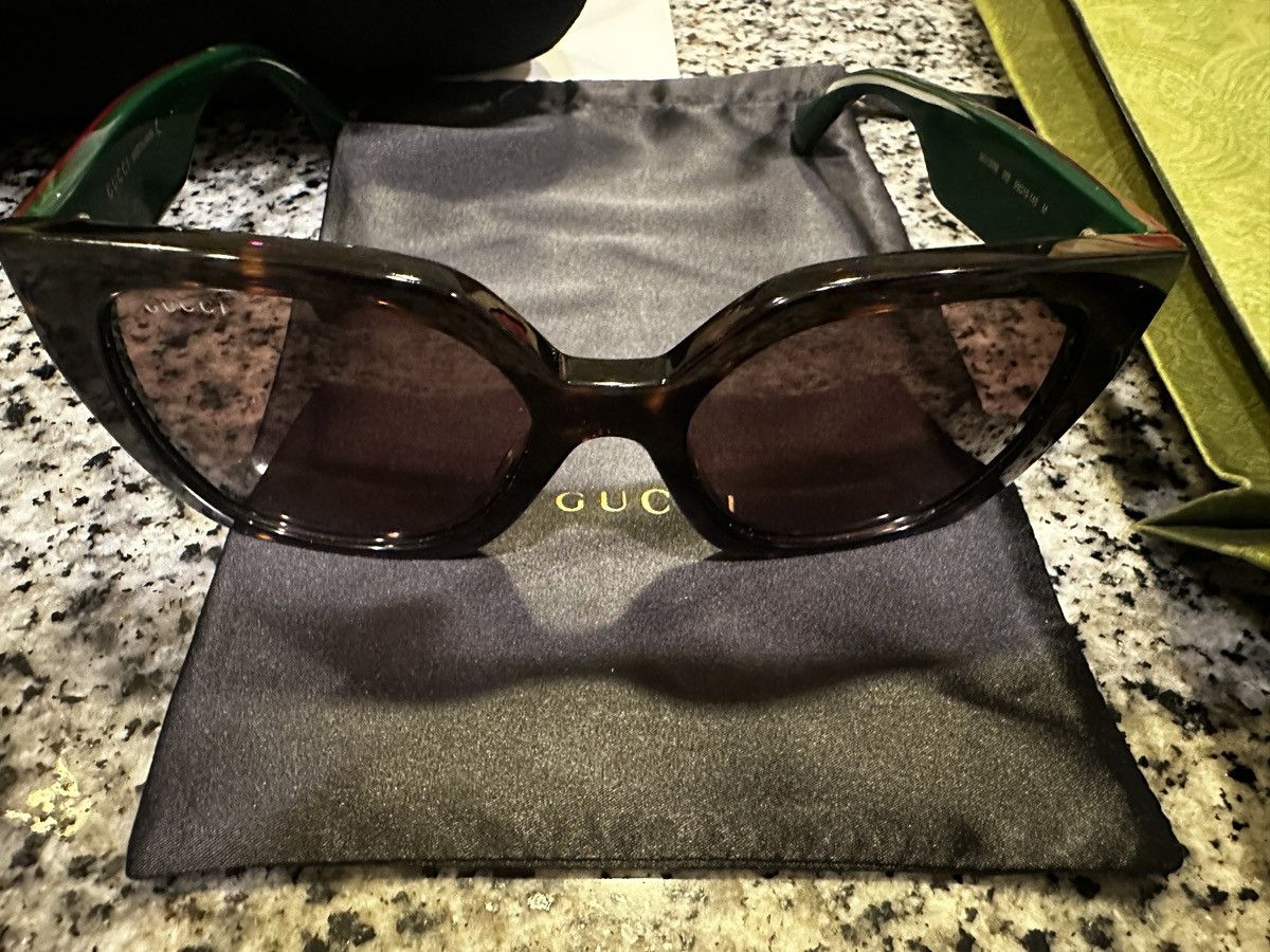 Gucci Gucci Oversized Sunglasses Size ONE SIZE - 5 Thumbnail