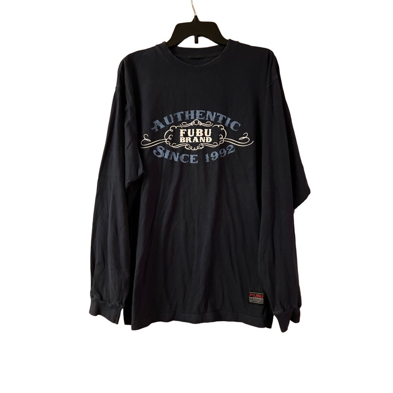 VTG 90s FABU Classic Long Sleeve T-Shirt Jersey Men's X-LARG