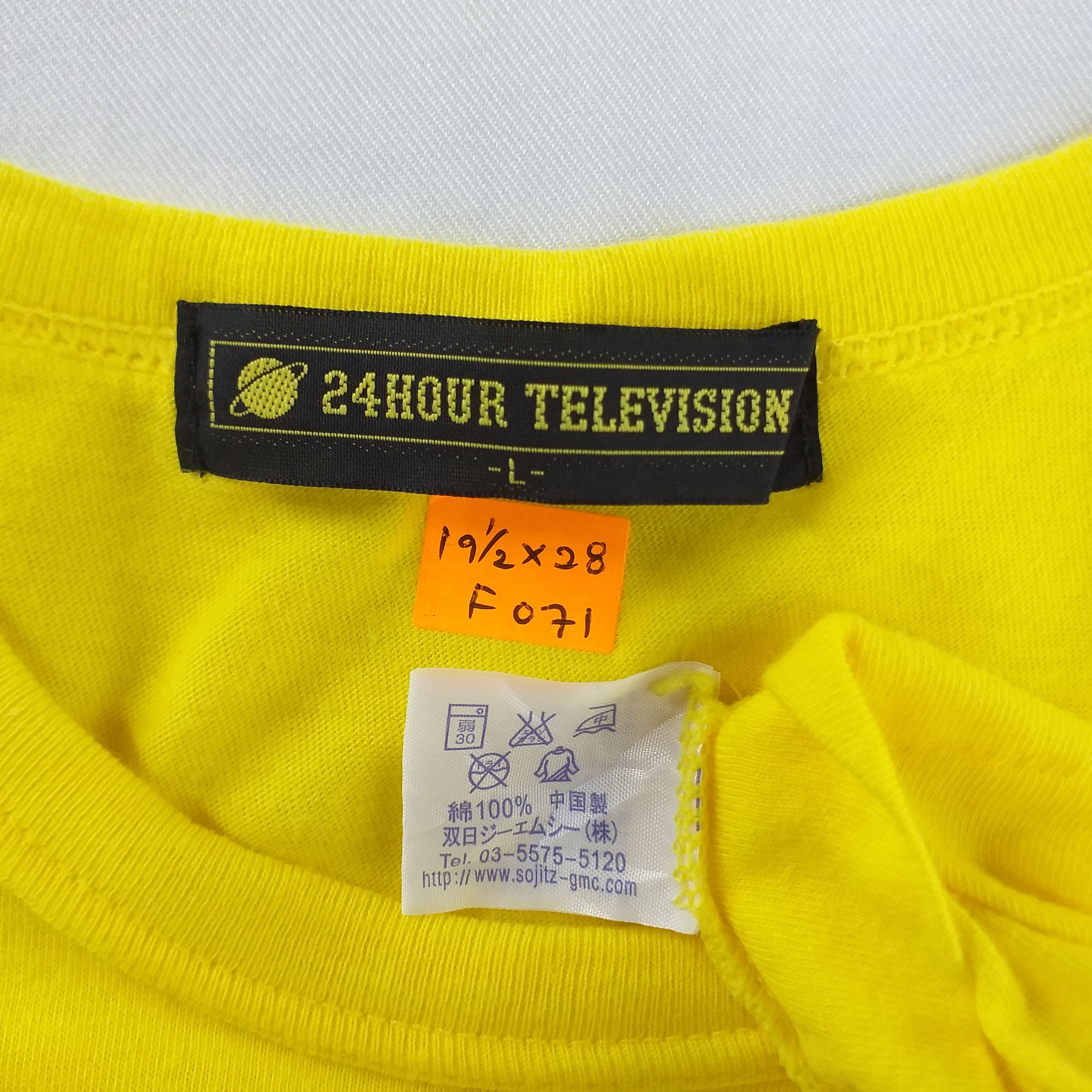 Japanese Brand 24 Hour Televsion Takashi Murakami Medium Tshirt -F071 Size US M / EU 48-50 / 2 - 5 Thumbnail