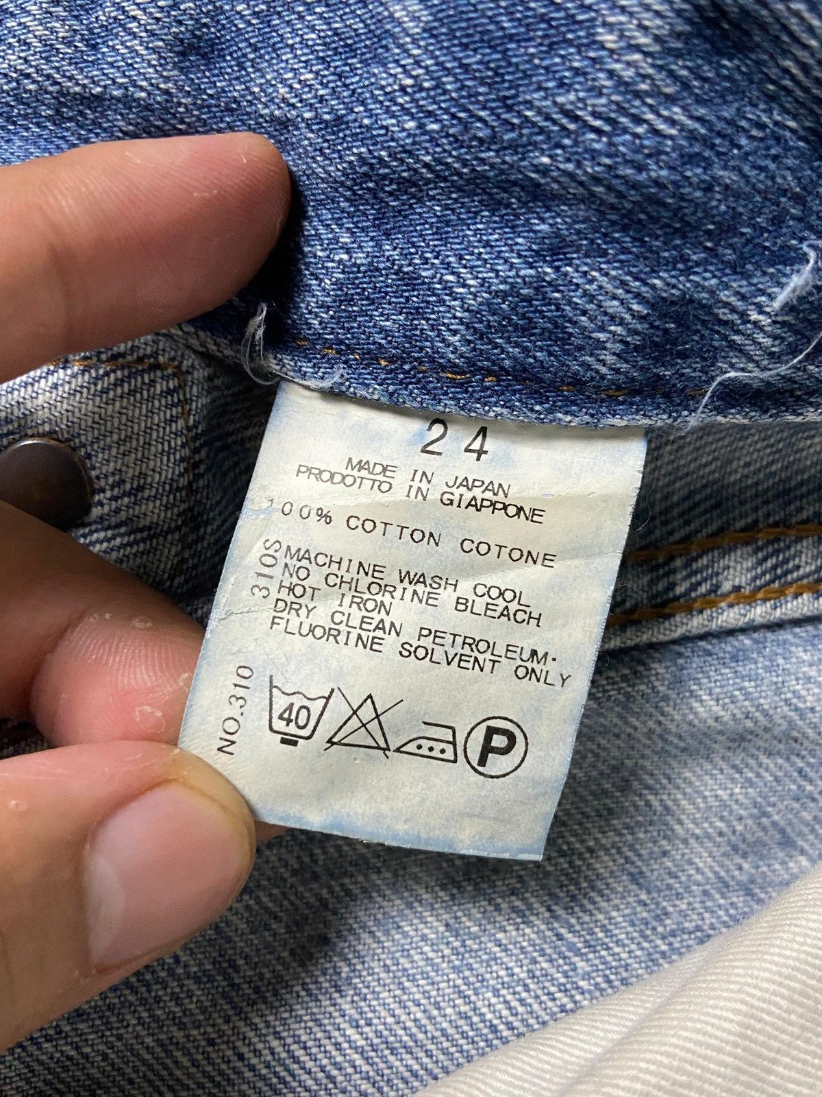 Hysteric Glamour × Japanese Brand × Vintage GARMIN Brand Distressed Denim Jeans (132) Size US 29 - 4 Thumbnail
