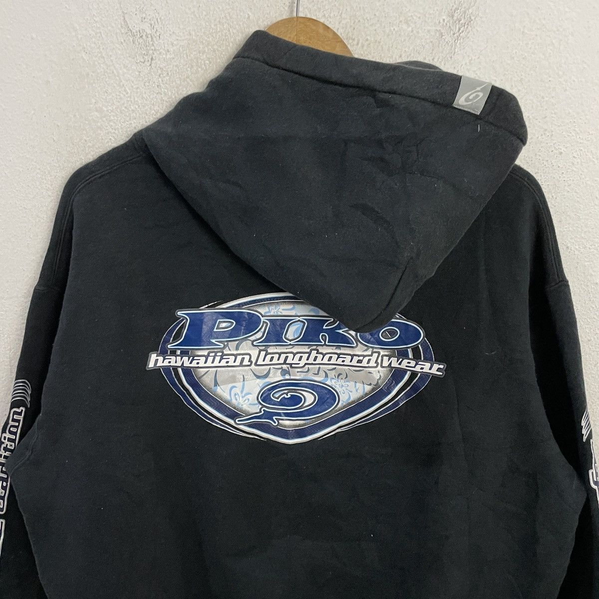 Japanese Brand Vintage Piko Hawaiian Longboard Hoodies Size US XL / EU 56 / 4 - 4 Thumbnail