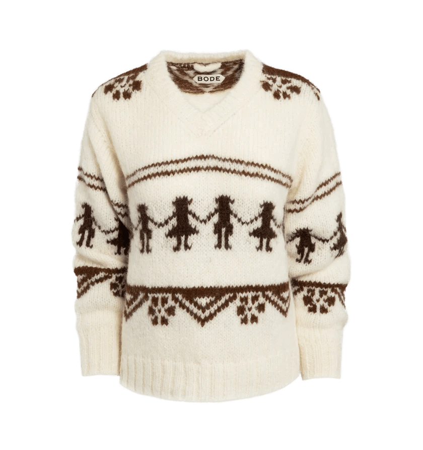 Bode o1h1sh10624 Sweater in Cream Size XL / US 12-14 / IT 48-50 - 1 Thumbnail