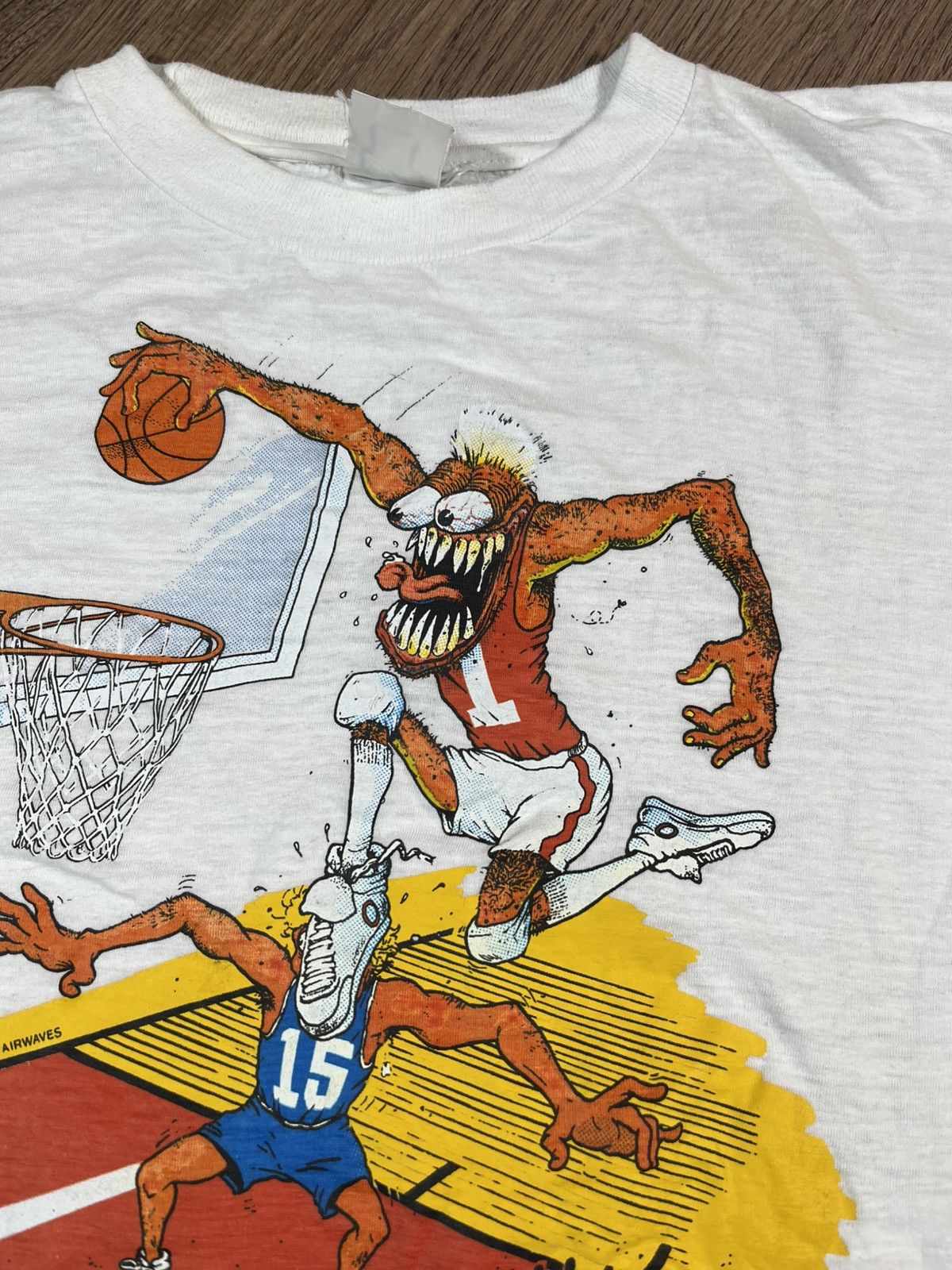 Band Tees Vintage 1988s Miller Hang Time Cartoon T Shirt Size US XL / EU 56 / 4 - 5 Thumbnail