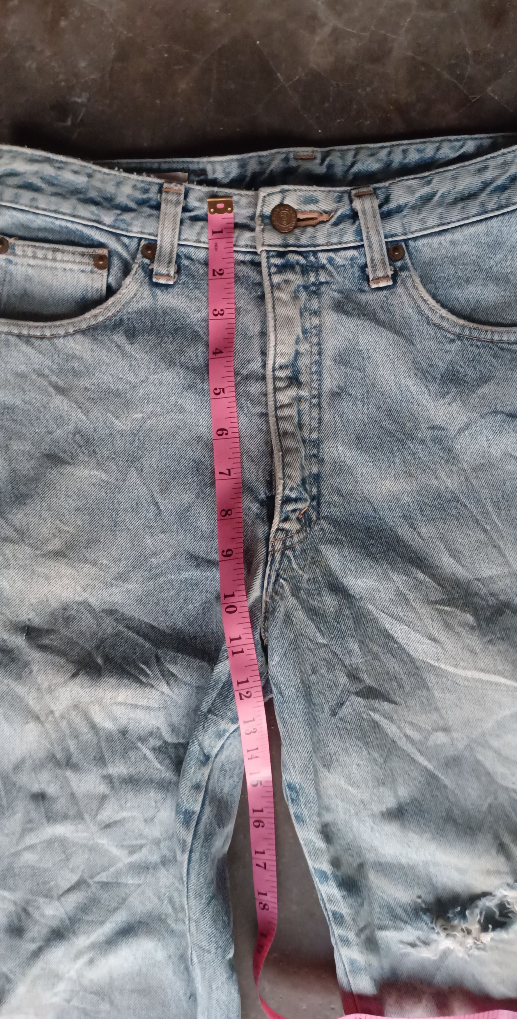 If Six Was Nine × Japanese Brand Vintage💥 Bobson Nouvelle Version Pro Distressed Denim Size US 30 / EU 46 - 14 Thumbnail