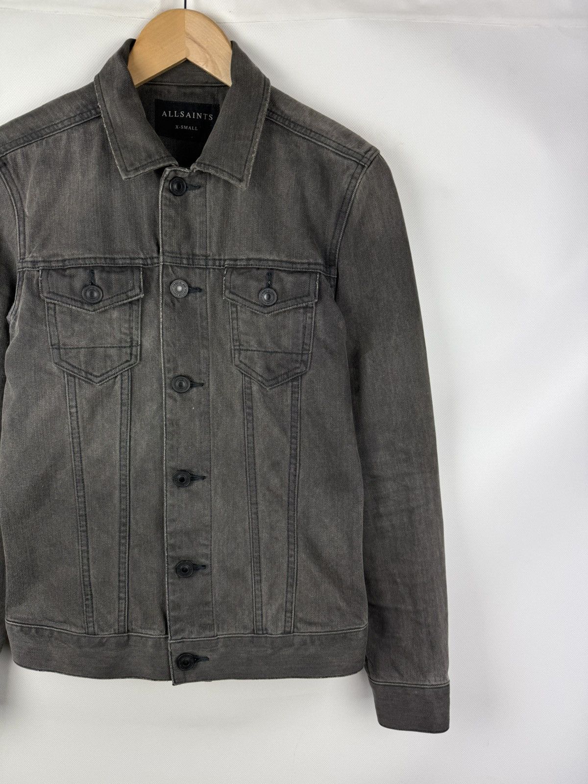 Allsaints Allsaints Eucild Men’s Denim Trucker Jacket Size Xs Size US XS / EU 42 / 0 - 3 Thumbnail