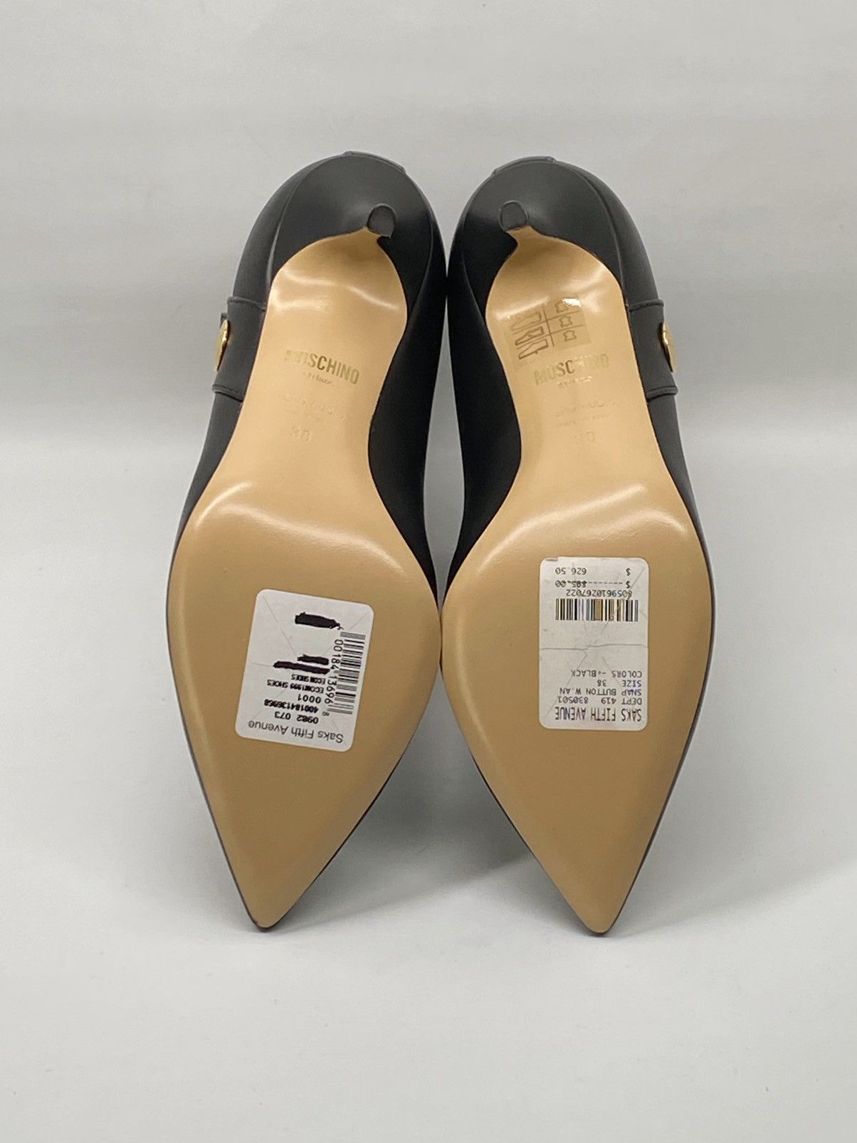 Moschino Moschino 80MM Snap-Button Leather Ankle Boots size 38 Size US 8 / IT 38 - 12 Thumbnail