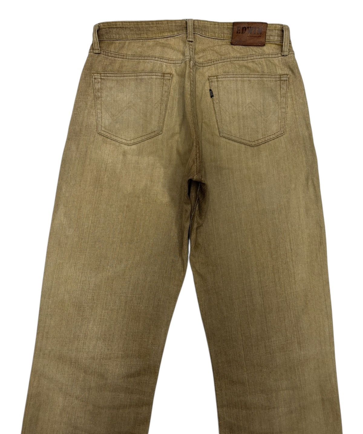 Kapital 🔥RARE EDWIN RUSTY FADED BROWN LOOSE FIT DENIM JEANS Size US 32 / EU 48 - 4 Thumbnail