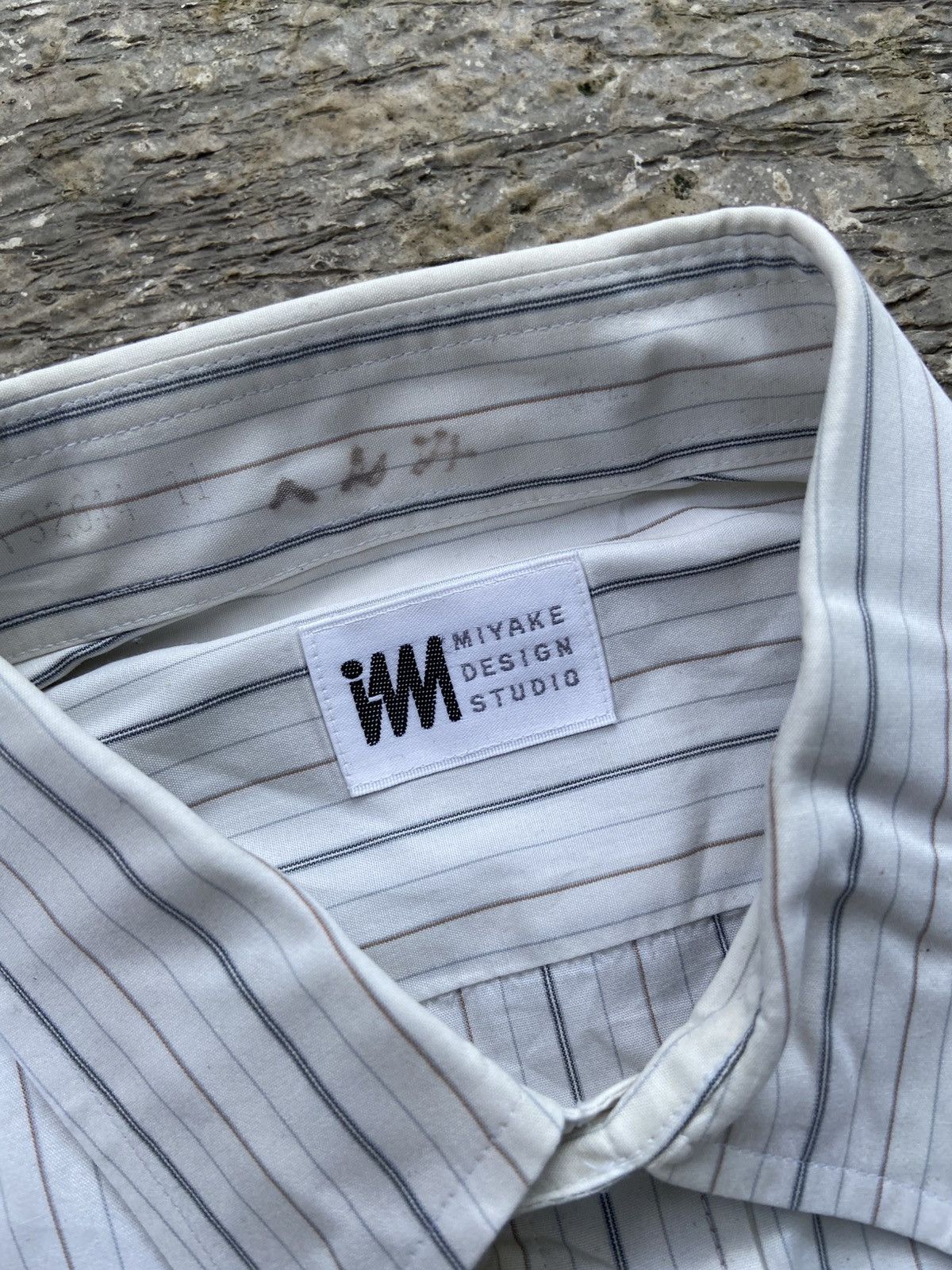 Issey Miyake IM Design Studio by Issey Miyake Stripe Button Ups Shirt Size US M / EU 48-50 / 2 - 3 Thumbnail
