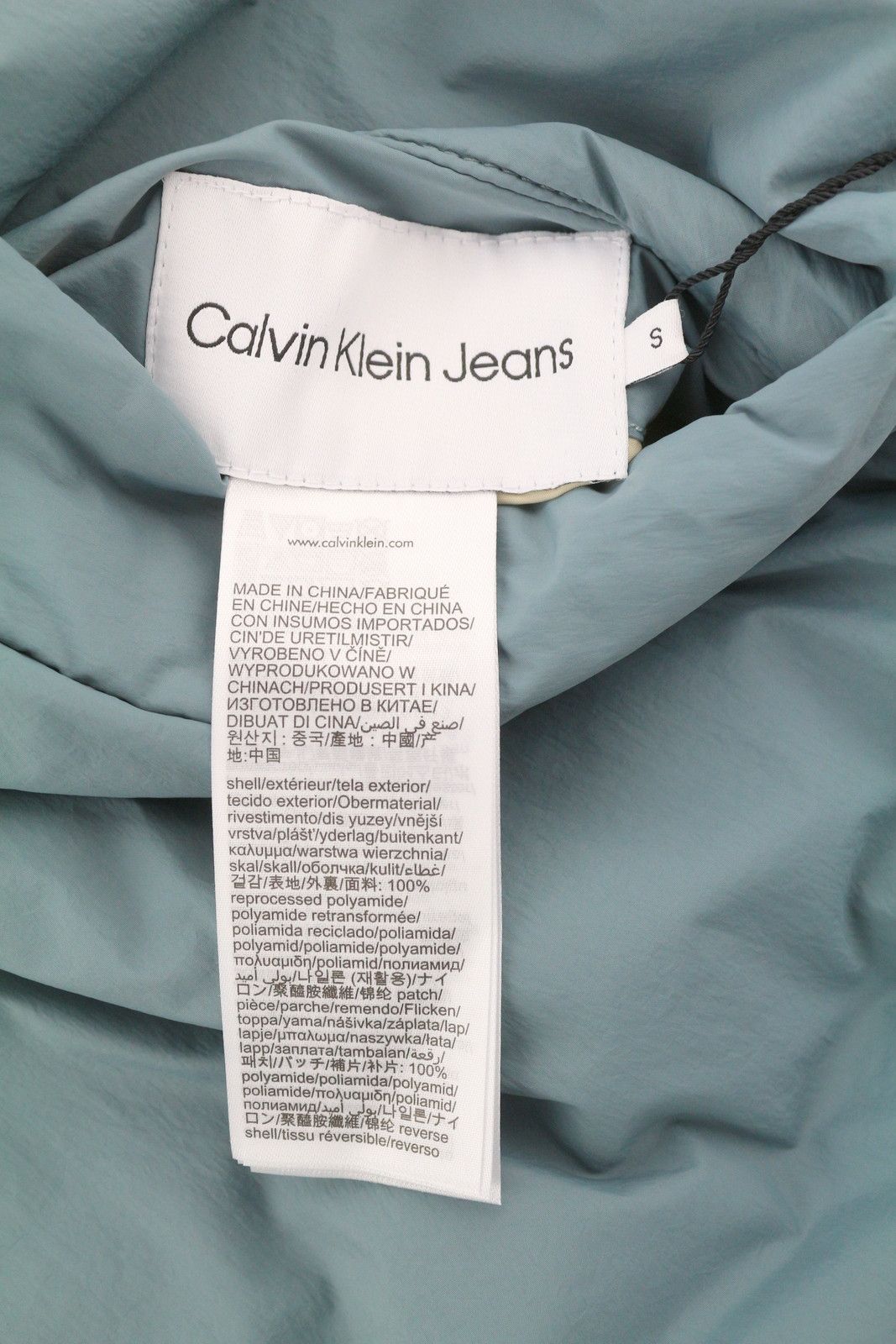 Calvin Klein REVERSIBLE SKATER S Unisex Oversized Loose Fit Jacket 86397 Size US S / EU 44-46 / 1 - 14 Thumbnail