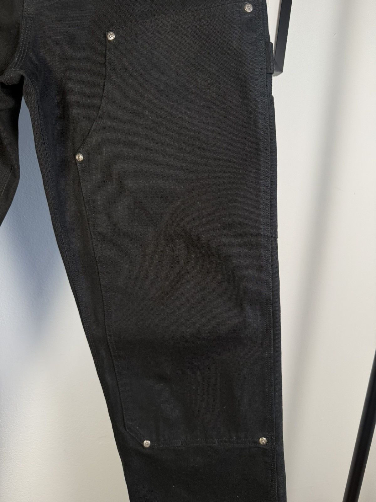 Chrome Hearts 🏁CLASSIC OG RELEASE🏁 .925 SILVER DOUBLE KNEE CARPENTER PANTS Size US 32 / EU 48 - 5 Thumbnail