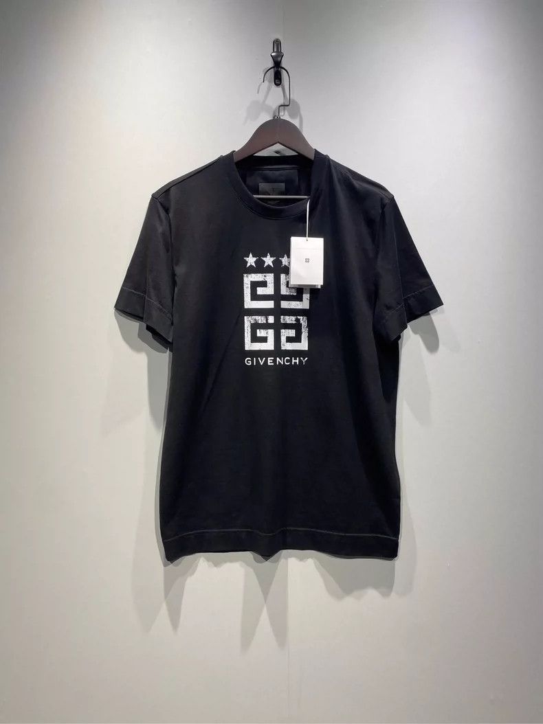 Givenchy Givenchy SS23 logo print round-neck short-sleeved T-shirt Size US M / EU 48-50 / 2 - 1 Thumbnail