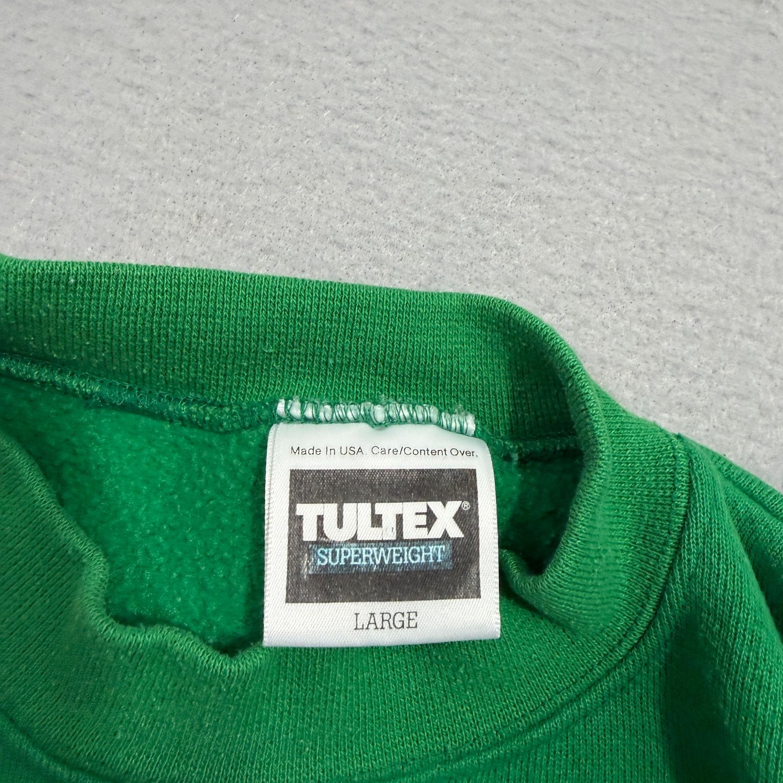 Vintage Vintage Tultex Superweight Sweatshirt Men's Large Green 90s Size US L / EU 52-54 / 3 - 5 Thumbnail
