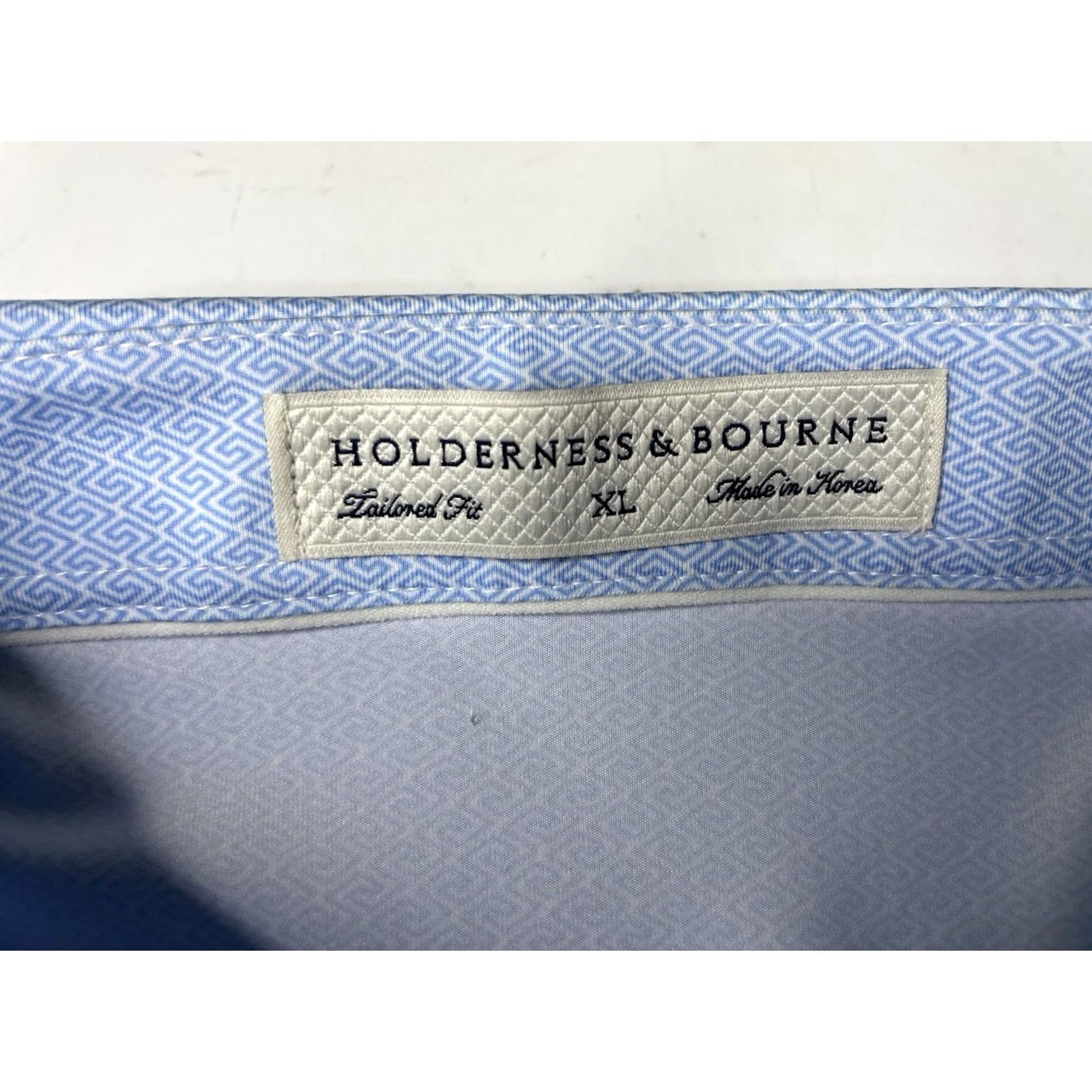 Vintage Holderness & Bourne Polo Shirt Mens XL The Cole Golf Performance Blue Size US XL / EU 56 / 4 - 3 Thumbnail
