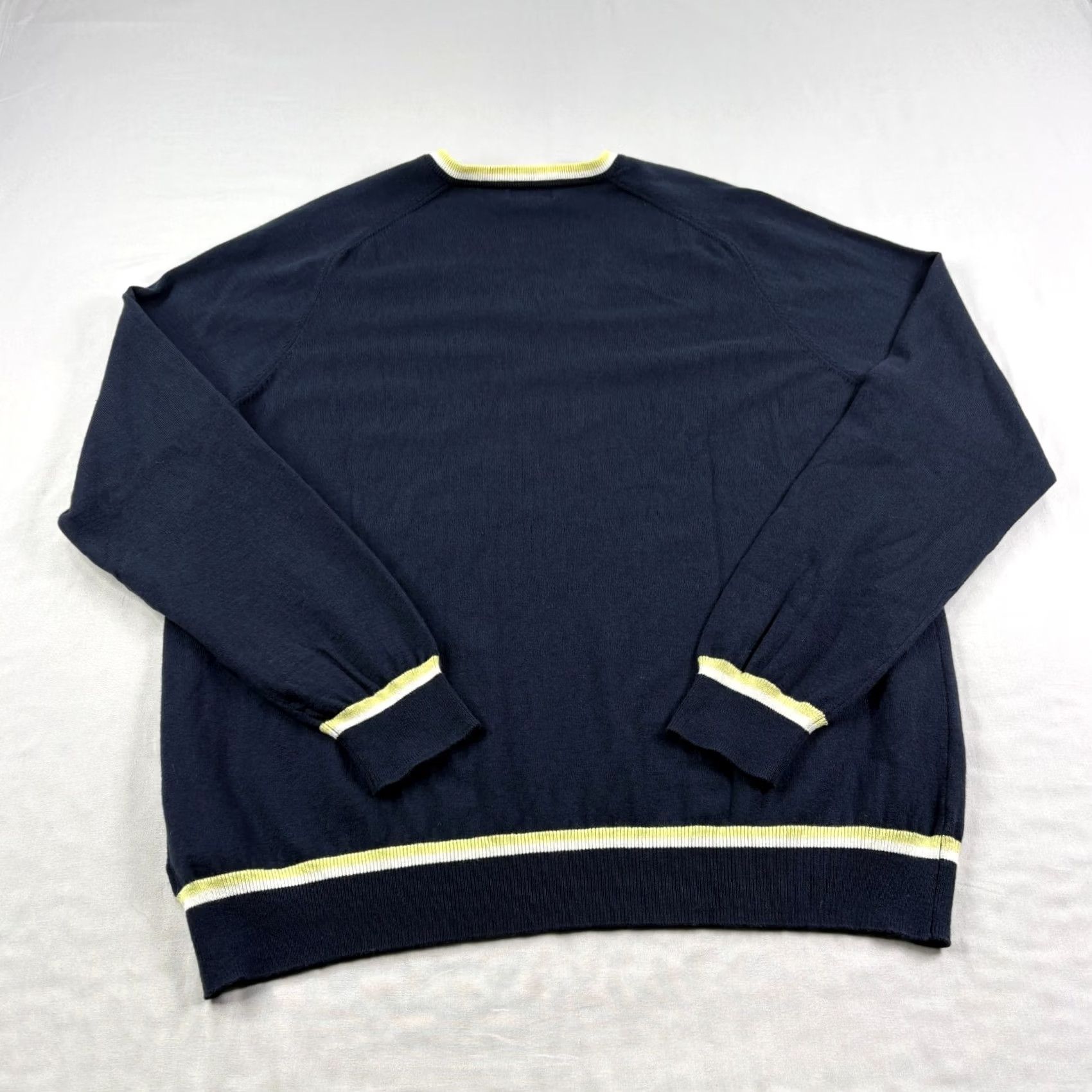 Brooks Brothers Brooks Brothers Sweater Mens XL Blue Tennis V-Neck Stretch Preppy Pullover Buffer Size US XL / EU 56 / 4 - 6 Thumbnail