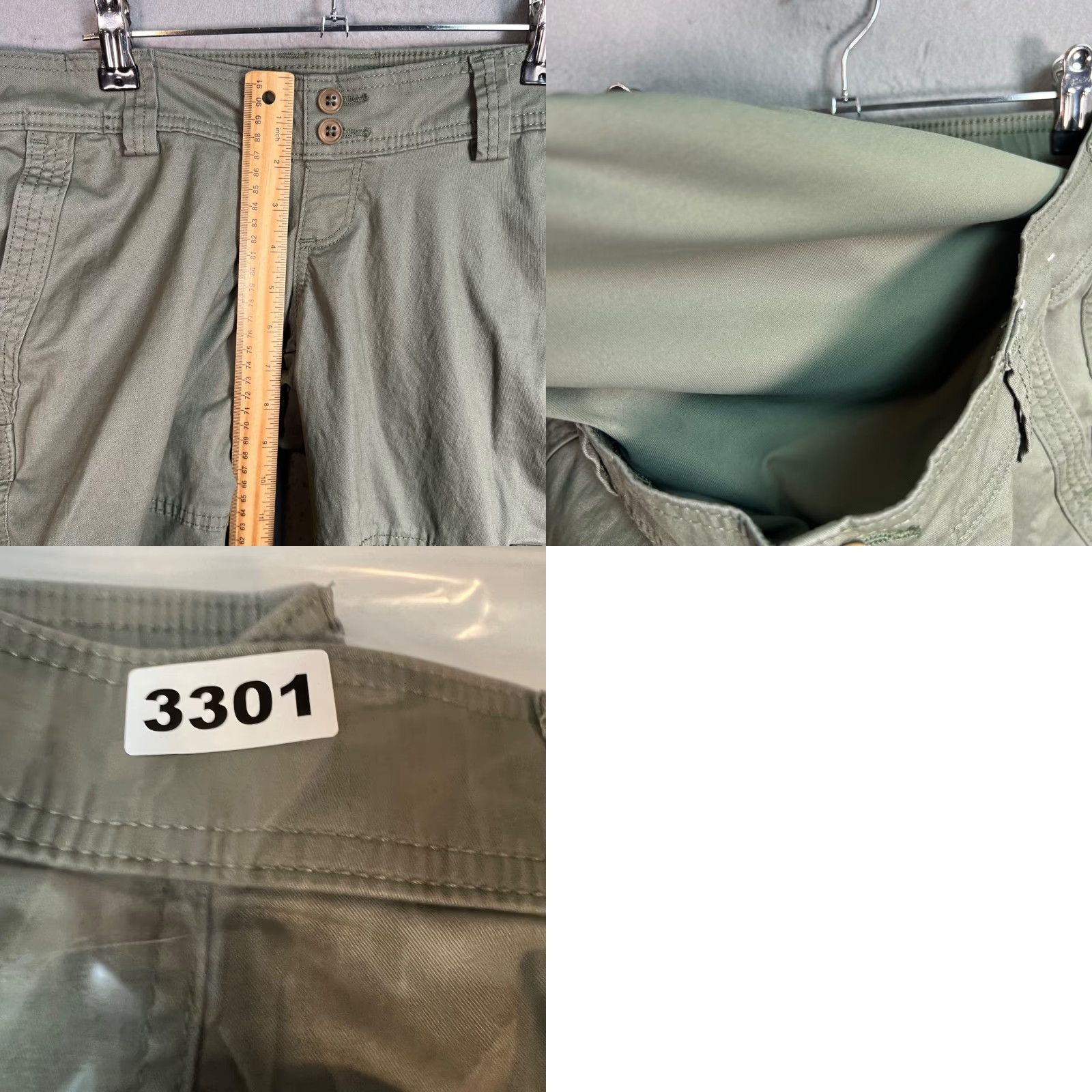 Abercrombie & Fitch Abercrombie & Fitch Maternity Womens 25 / Os Olive Green Cargo Pants Size 42" / US 20 - 8 Thumbnail