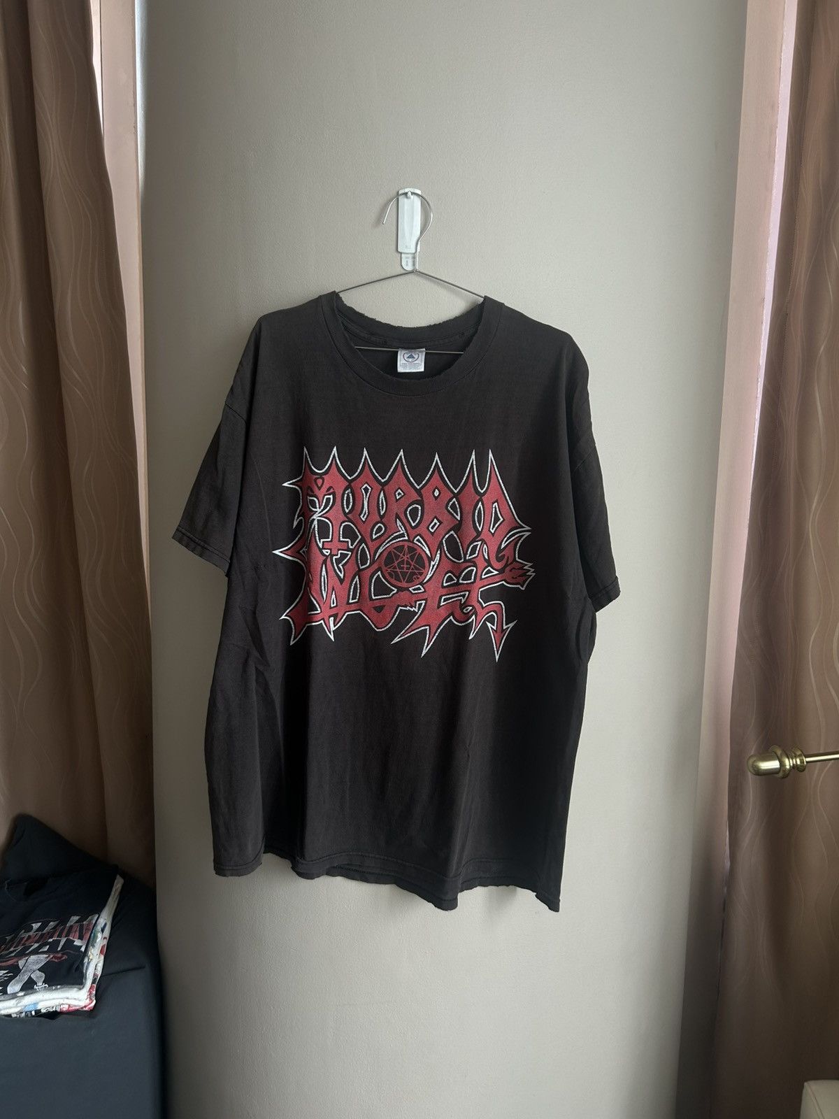 Band Tees Vintage Thrashed Morbid Angel Shirt Gateways To Annihilation Size US XL / EU 56 / 4 - 1 Thumbnail