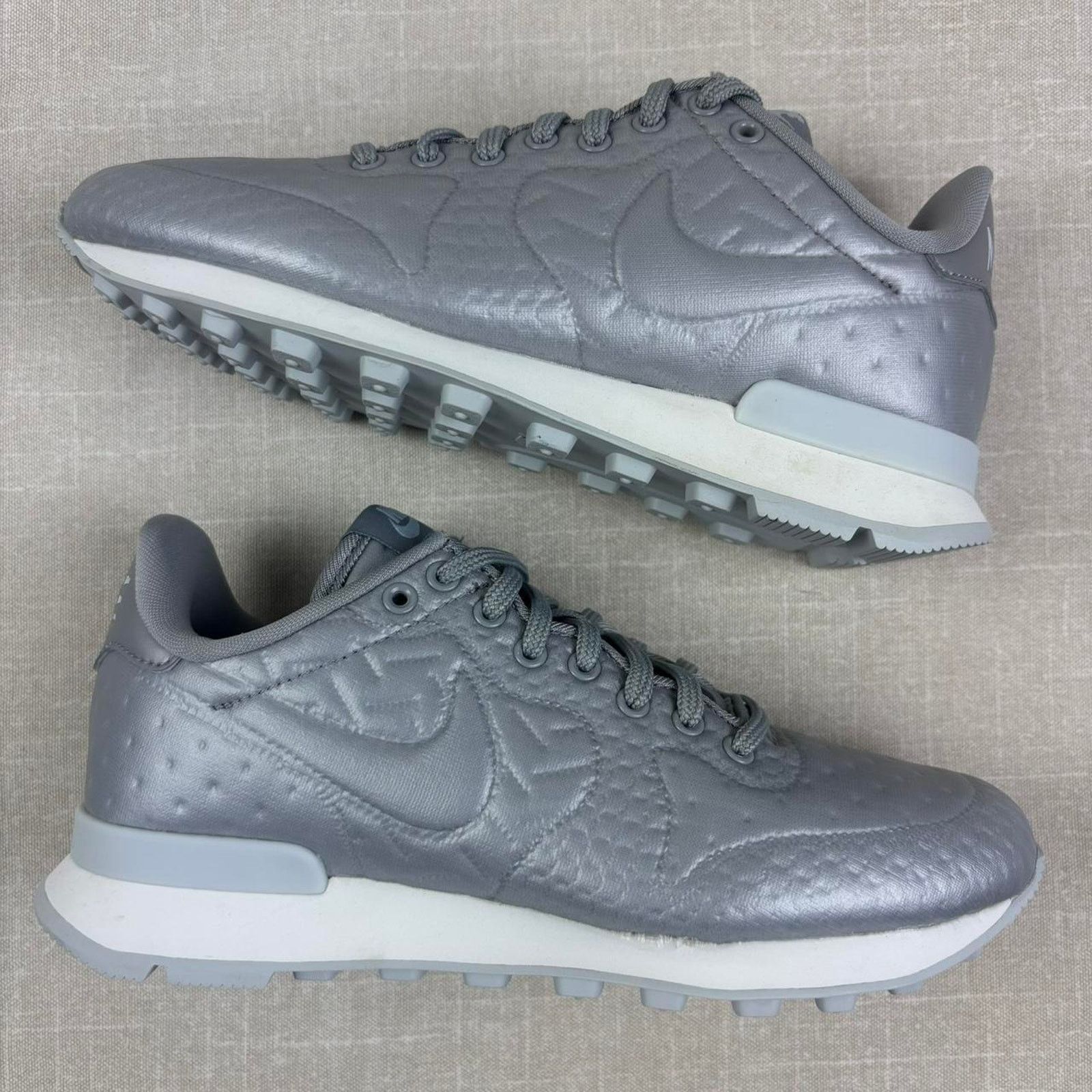 Nike 🪙 2016 Nike Internationalist JCRD WNTR 'Metallic Silver' 5W Size US 5 / IT 35 - 2 Thumbnail